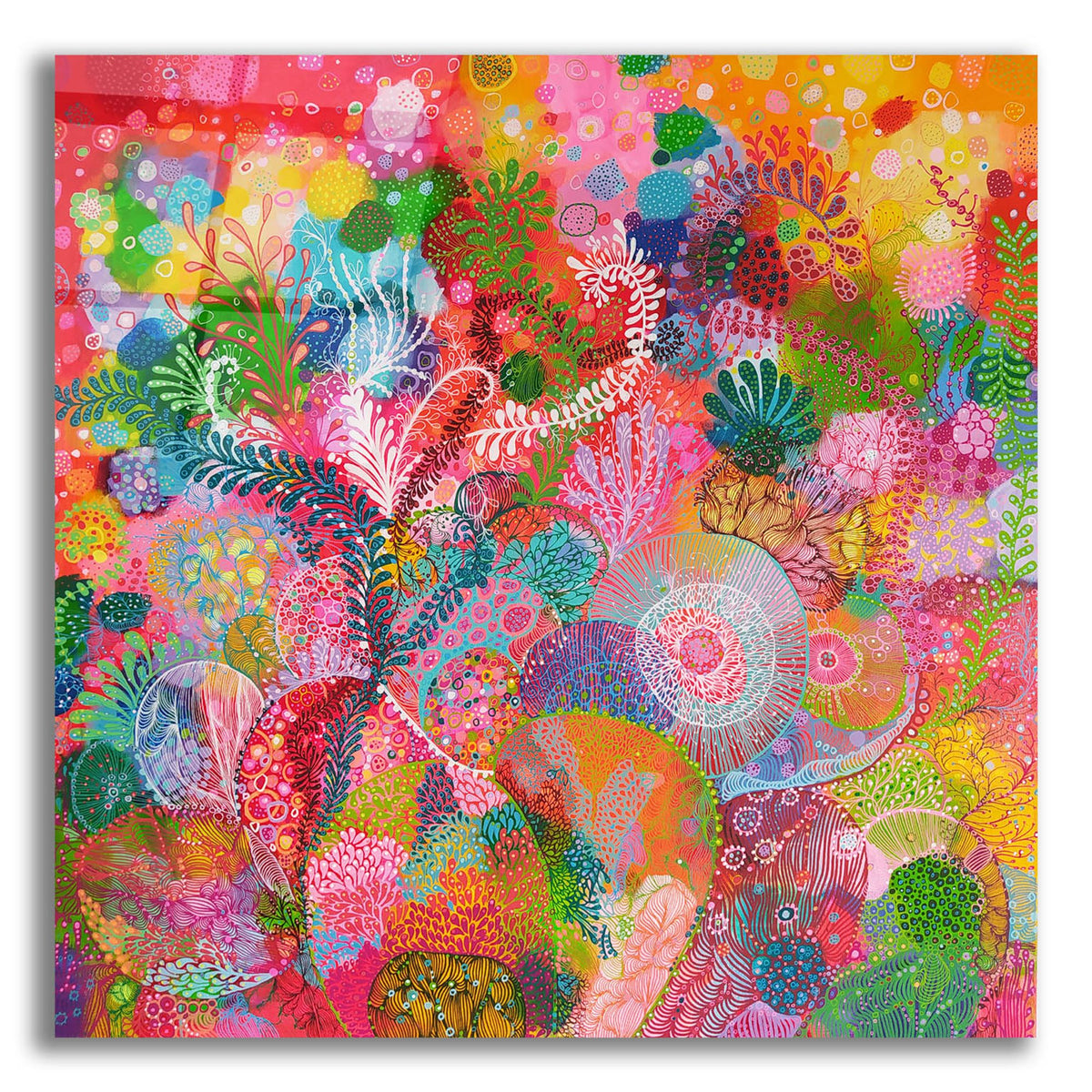 Epic Art 'Busy Work2 by Noemi Ibarz, Acrylic Glass Wall Art
