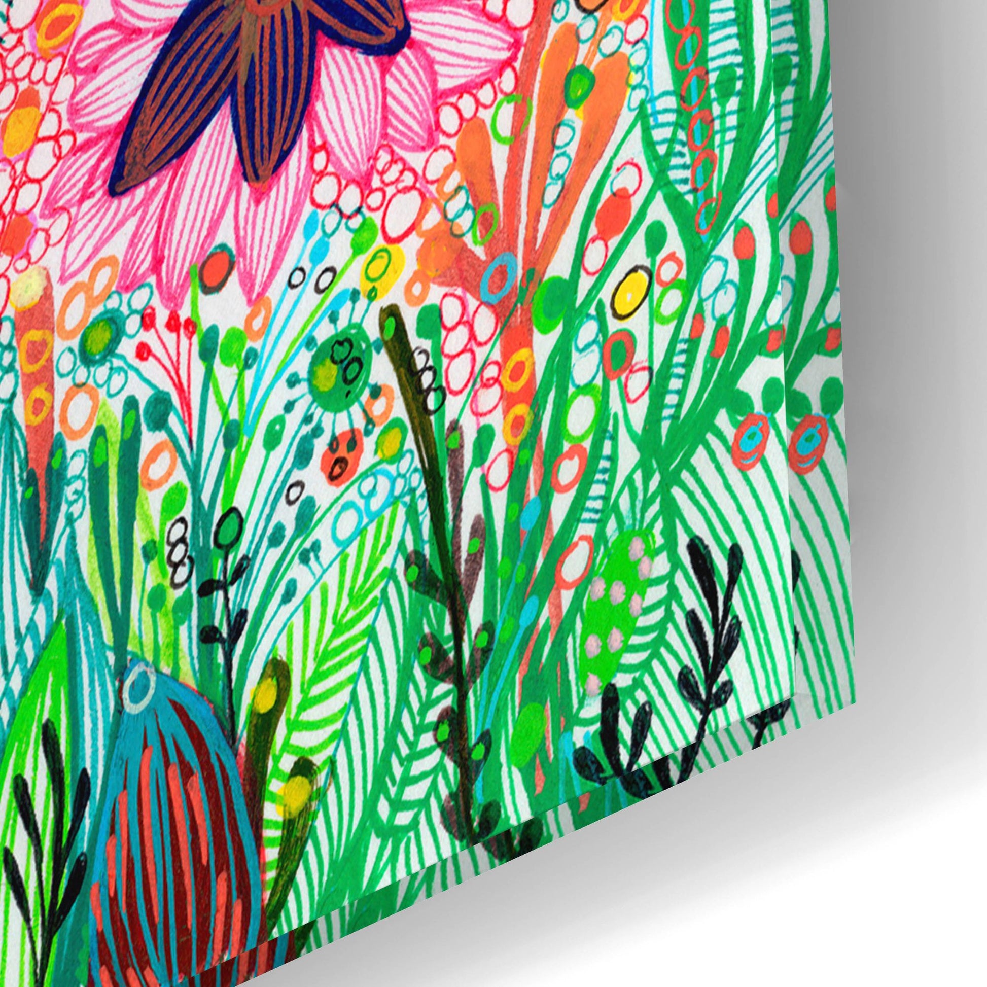 Epic Art 'Garden Party2 by Noemi Ibarz, Acrylic Glass Wall Art,24x16