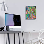 Epic Art 'Movement2 by Noemi Ibarz, Acrylic Glass Wall Art,12x16