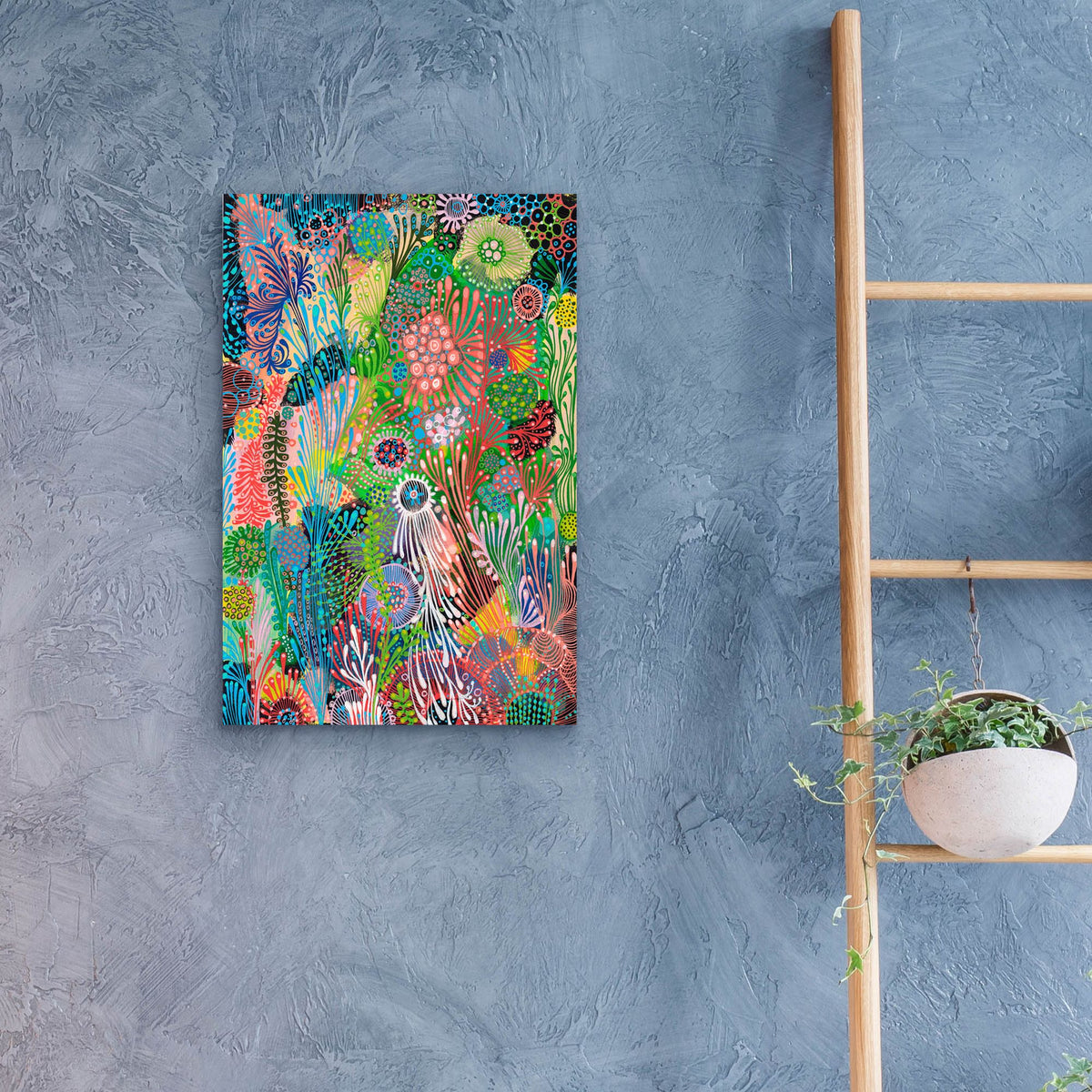 Epic Art 'Movement2 by Noemi Ibarz, Acrylic Glass Wall Art,16x24