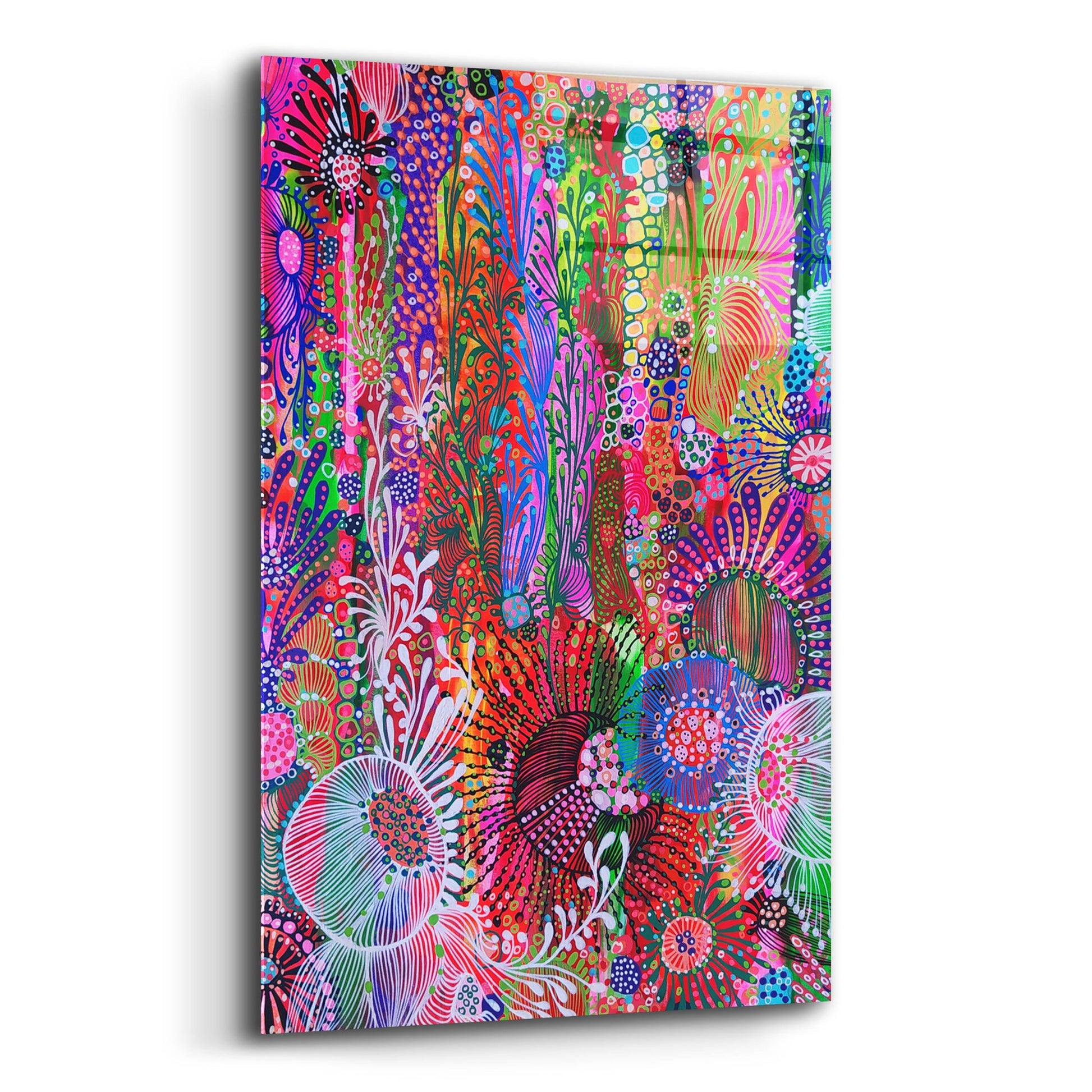 Epic Art 'Color Block2 by Noemi Ibarz, Acrylic Glass Wall Art,12x16