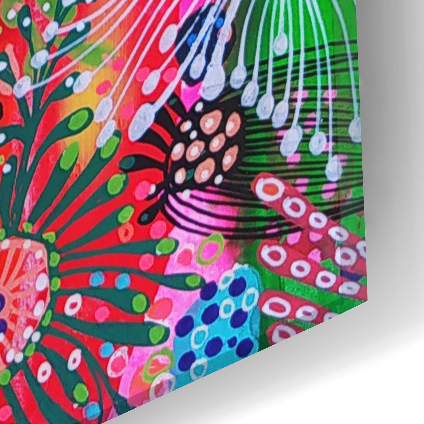 Epic Art 'Color Block2 by Noemi Ibarz, Acrylic Glass Wall Art,16x24