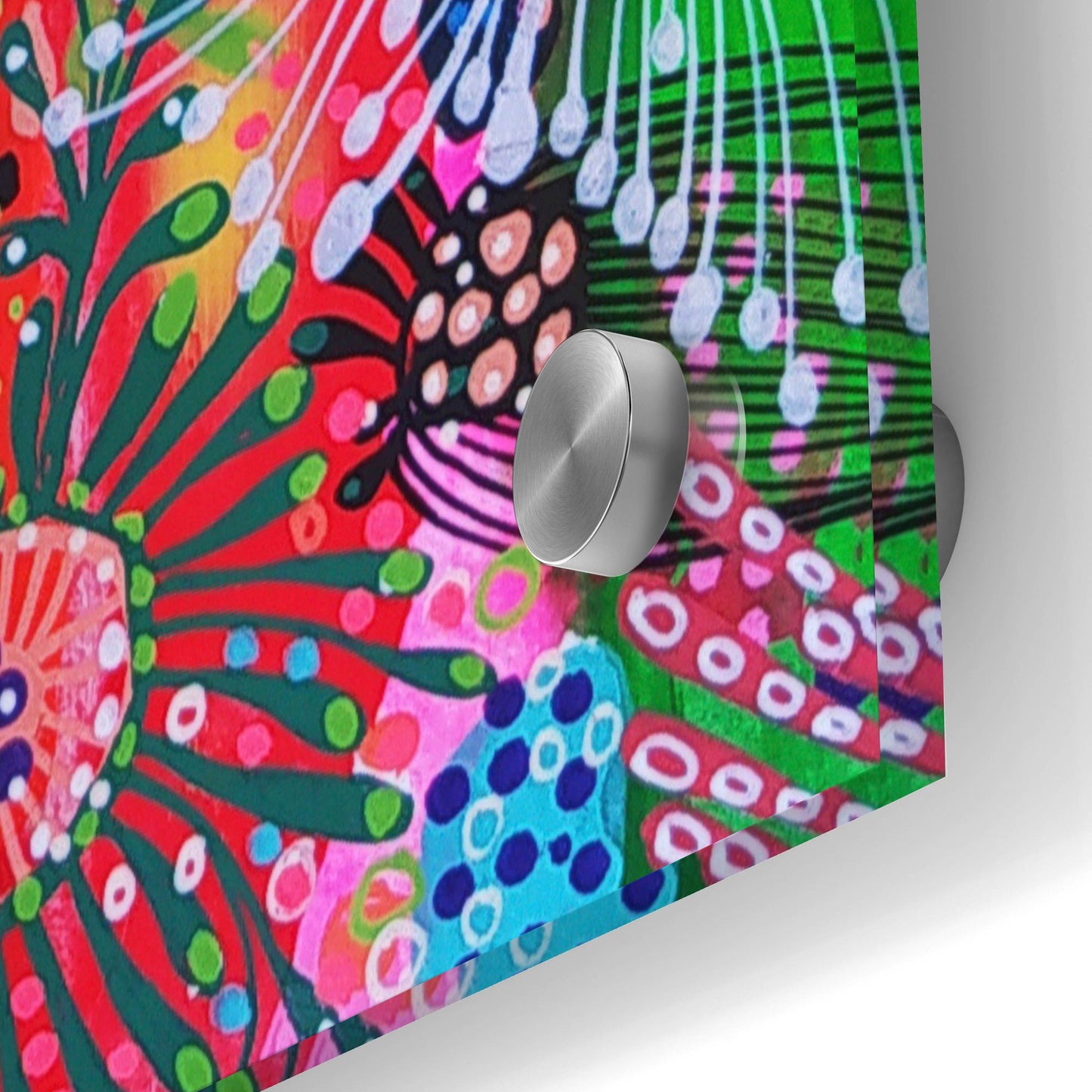 Epic Art 'Color Block2 by Noemi Ibarz, Acrylic Glass Wall Art,24x36