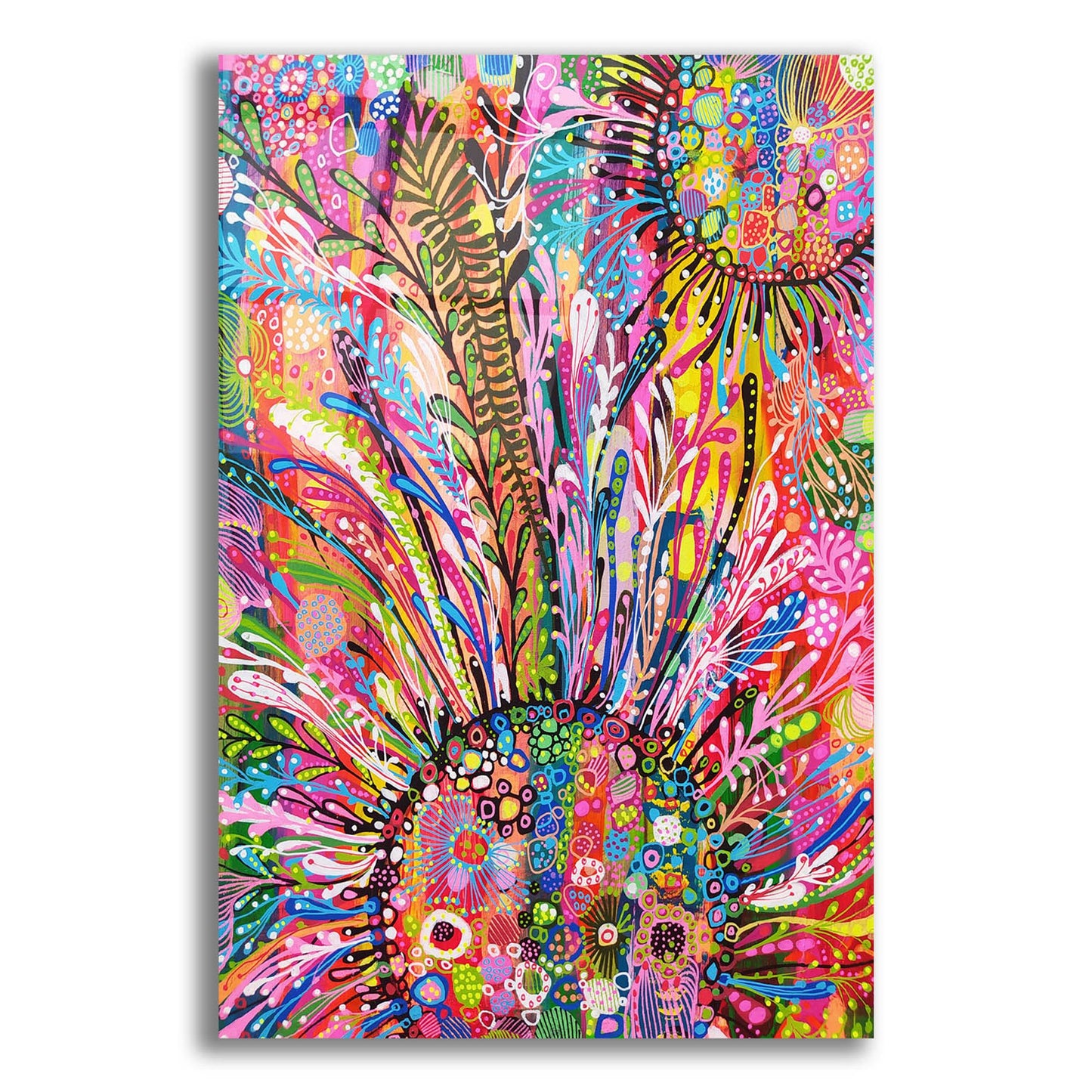 Epic Art 'Summer Is Here2 by Noemi Ibarz, Acrylic Glass Wall Art