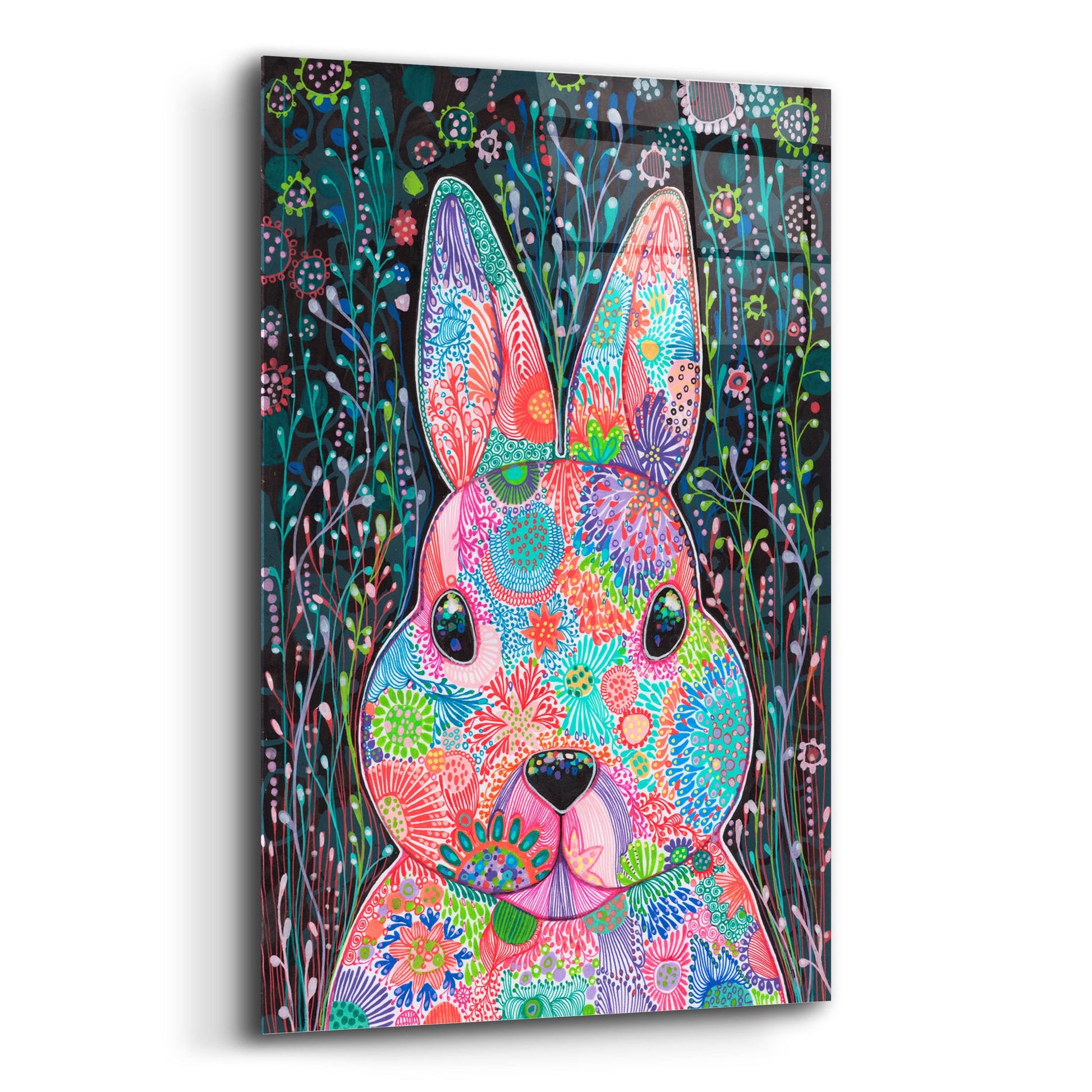 Epic Art 'Bunny2 by Noemi Ibarz, Acrylic Glass Wall Art,12x16