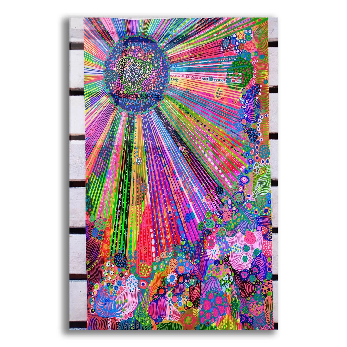 Epic Art 'Sun Shine2 by Noemi Ibarz, Acrylic Glass Wall Art