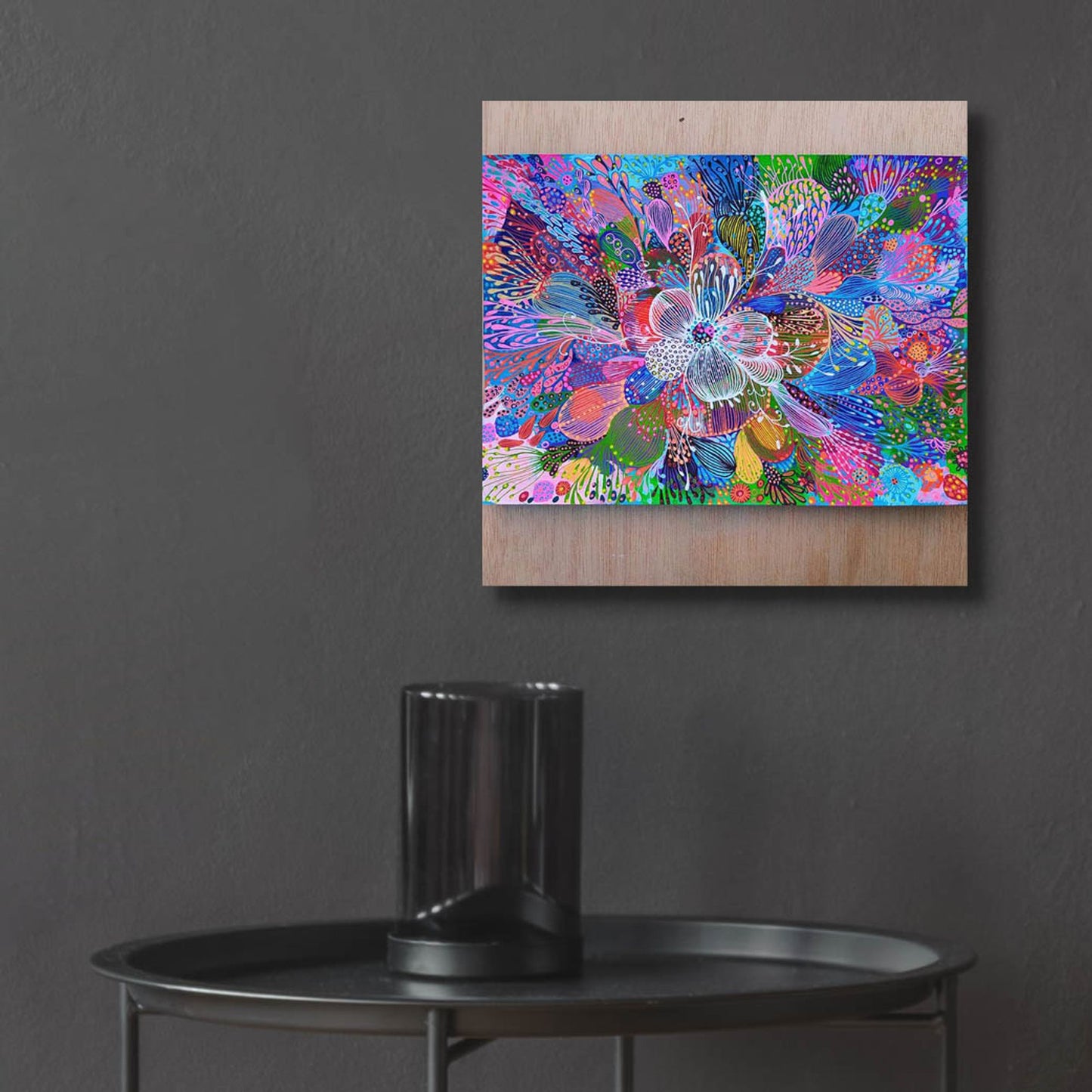 Epic Art 'Blooming2 by Noemi Ibarz, Acrylic Glass Wall Art,12x12
