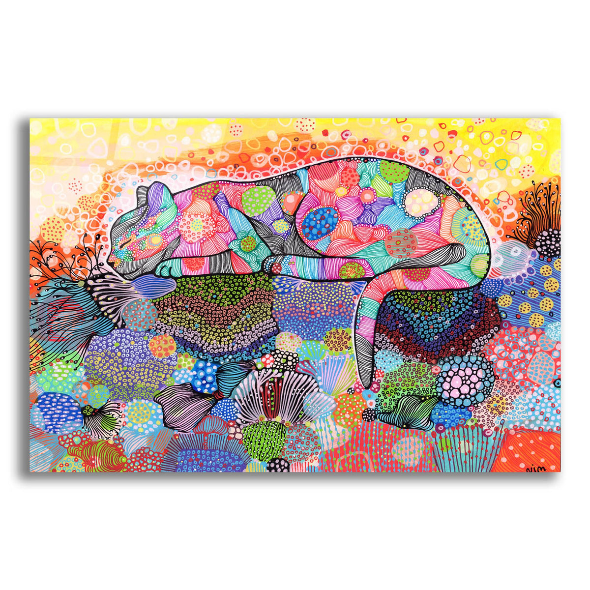 Epic Art 'Nim Cat2 by Noemi Ibarz, Acrylic Glass Wall Art