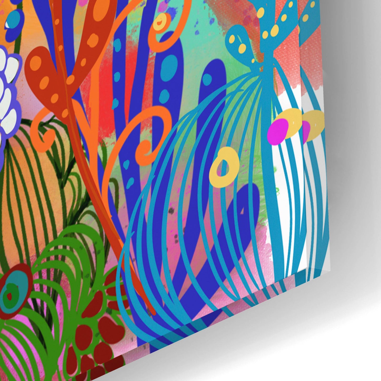 Epic Art 'Garden Under Sea2 by Noemi Ibarz, Acrylic Glass Wall Art,16x12