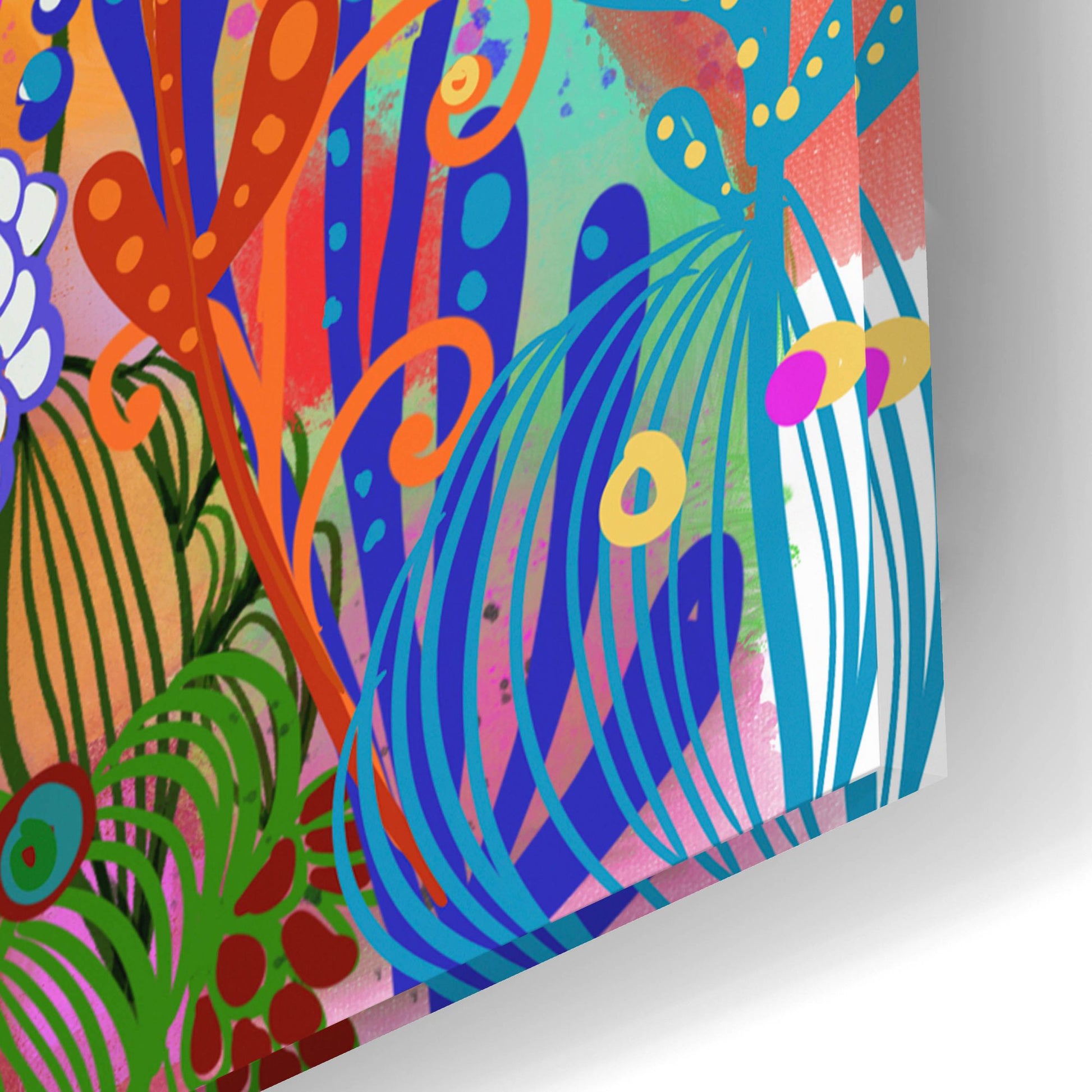 Epic Art 'Garden Under Sea2 by Noemi Ibarz, Acrylic Glass Wall Art,24x16