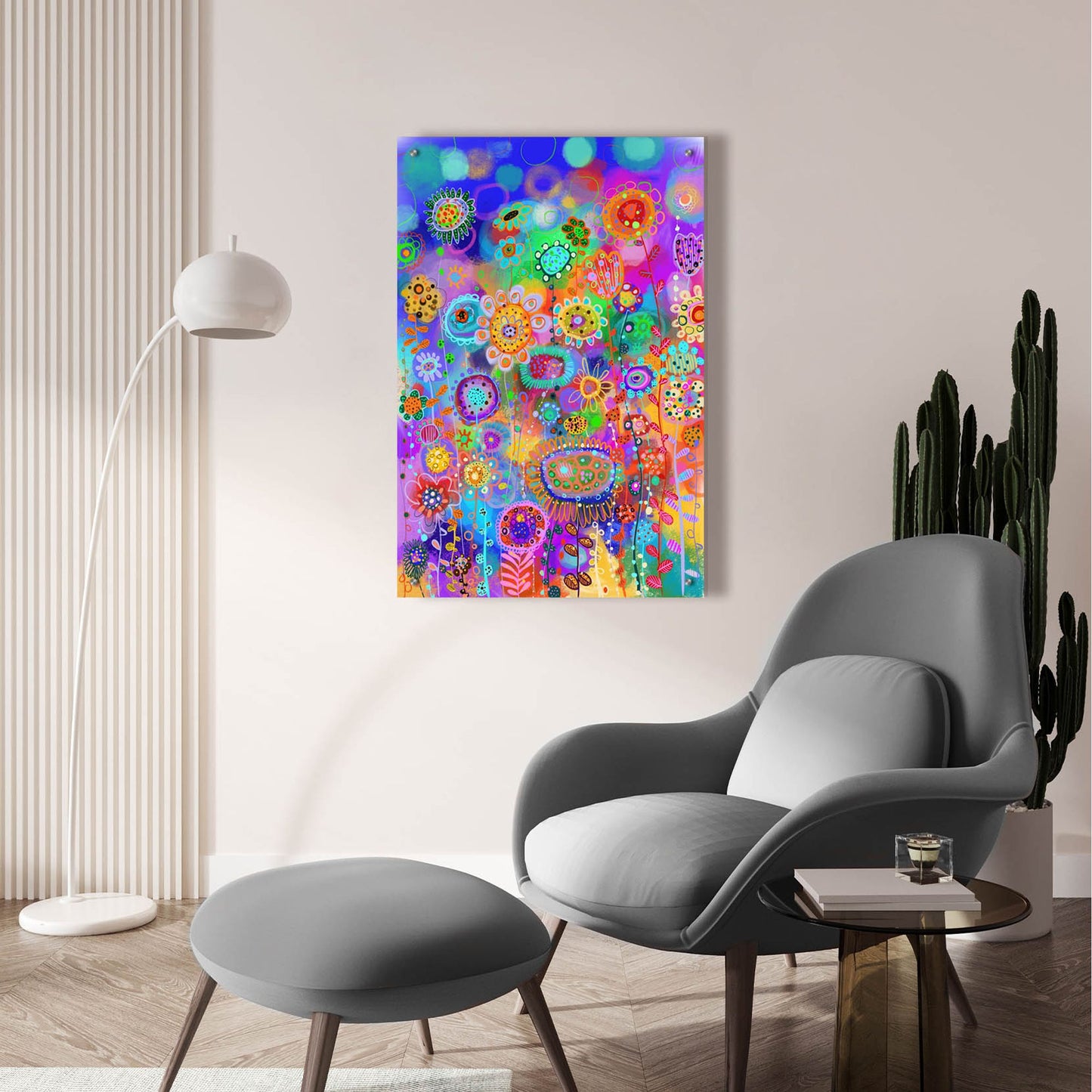 Epic Art 'Ilustracion Sin Titulo 12v2 by Noemi Ibarz, Acrylic Glass Wall Art,24x36