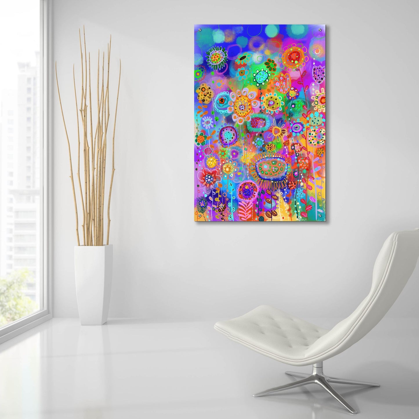 Epic Art 'Ilustracion Sin Titulo 12v2 by Noemi Ibarz, Acrylic Glass Wall Art,24x36