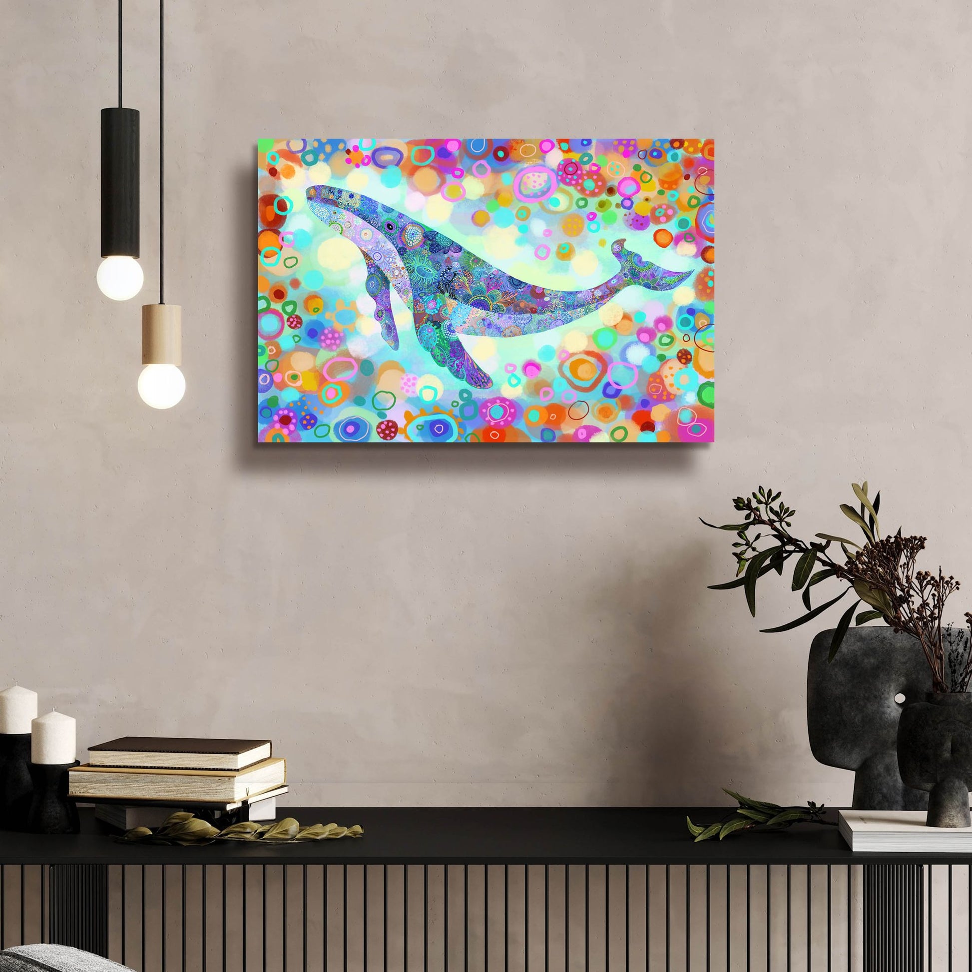 Epic Art 'Ballena2 by Noemi Ibarz, Acrylic Glass Wall Art,24x16