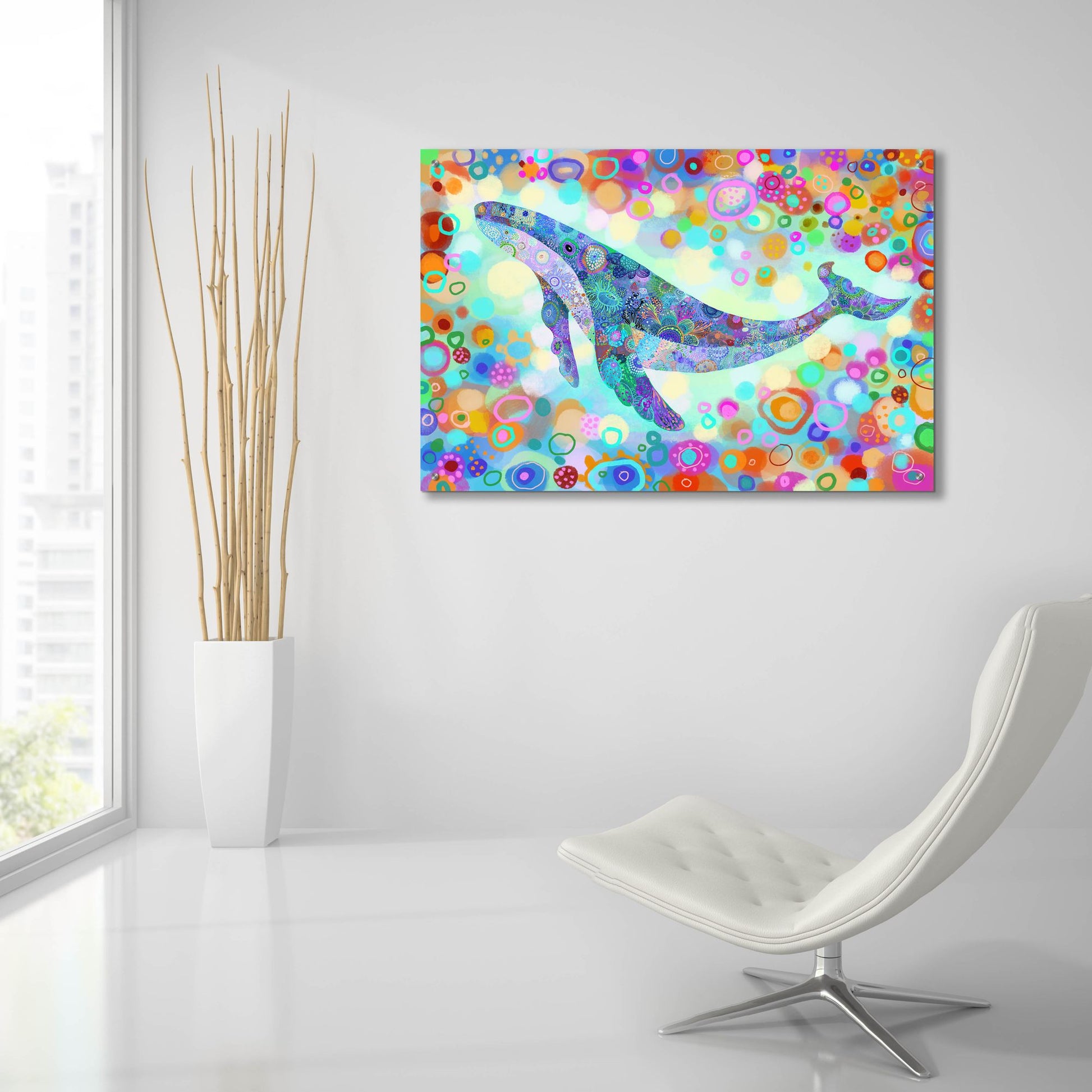 Epic Art 'Ballena2 by Noemi Ibarz, Acrylic Glass Wall Art,36x24