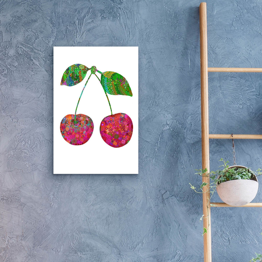 Epic Art 'Cherry2 by Noemi Ibarz, Acrylic Glass Wall Art,16x24