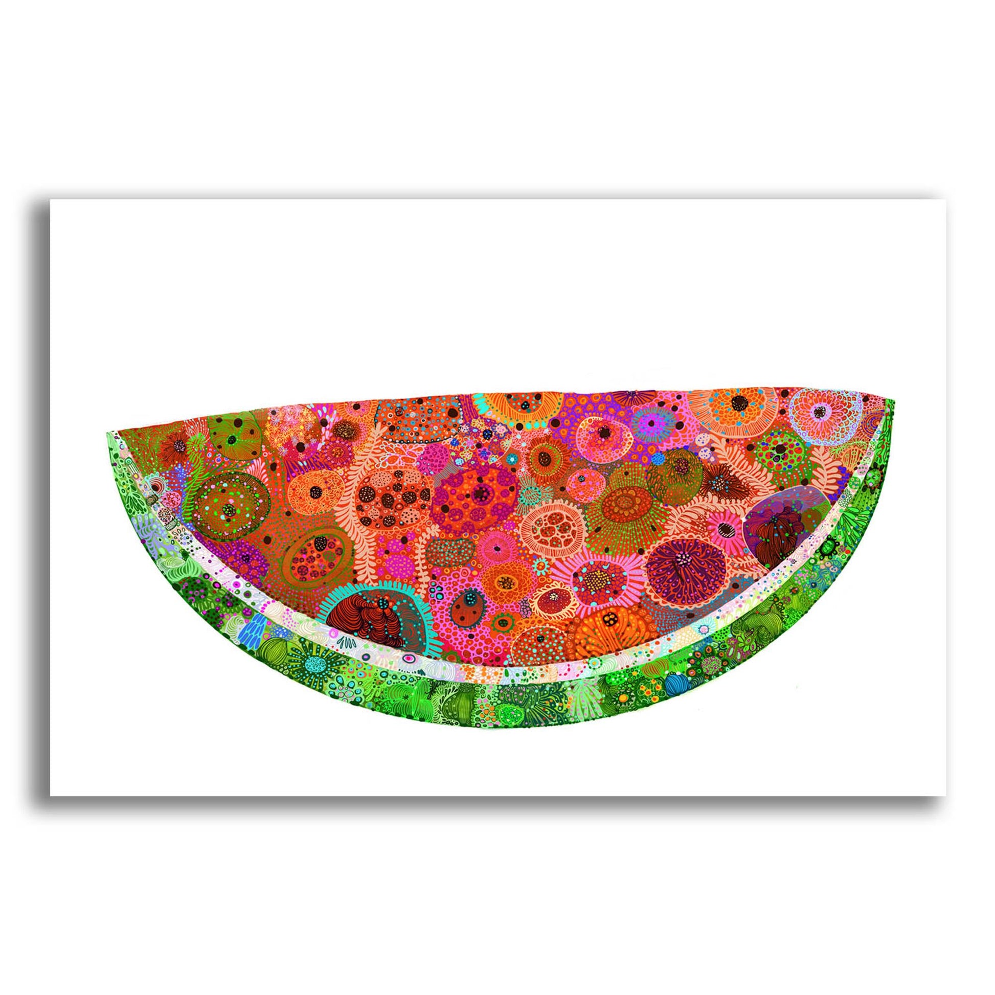 Epic Art 'Watermelon2 by Noemi Ibarz, Acrylic Glass Wall Art,24x16