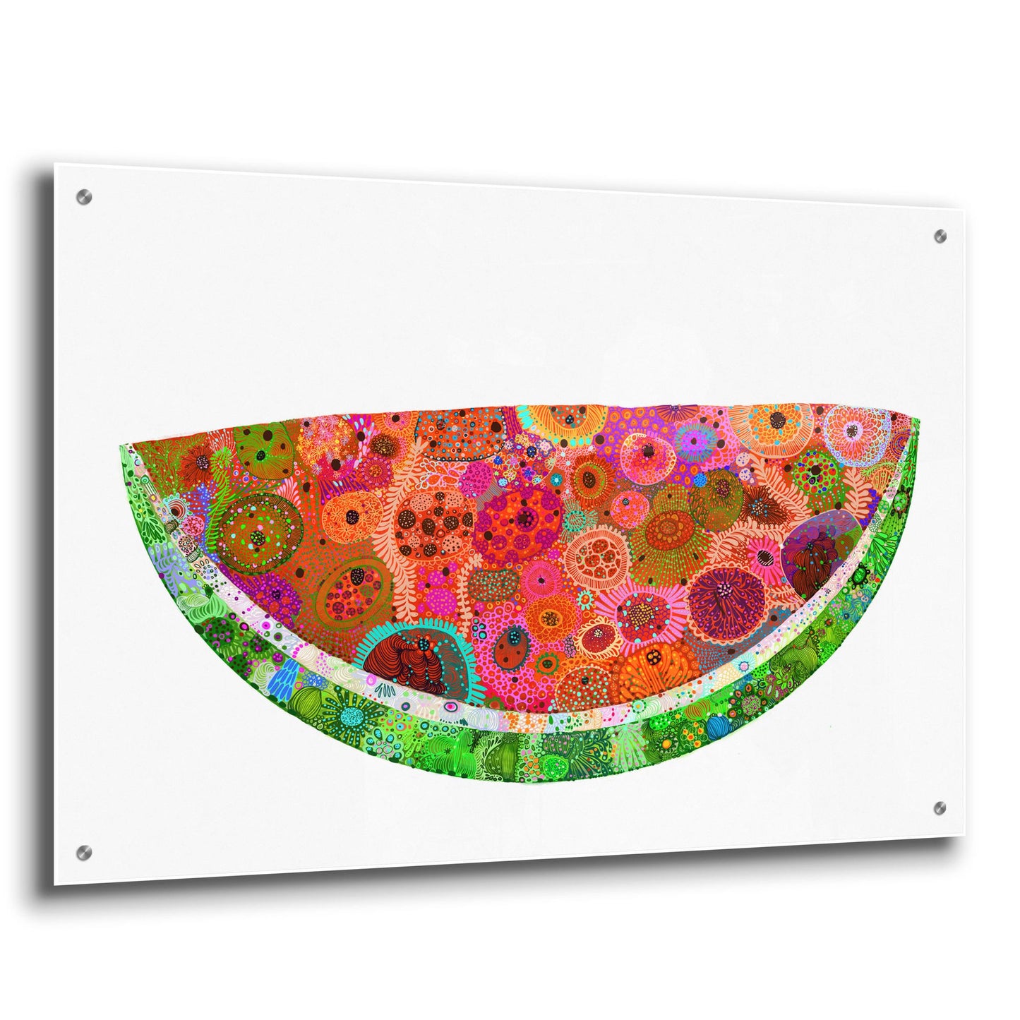 Epic Art 'Watermelon2 by Noemi Ibarz, Acrylic Glass Wall Art,36x24