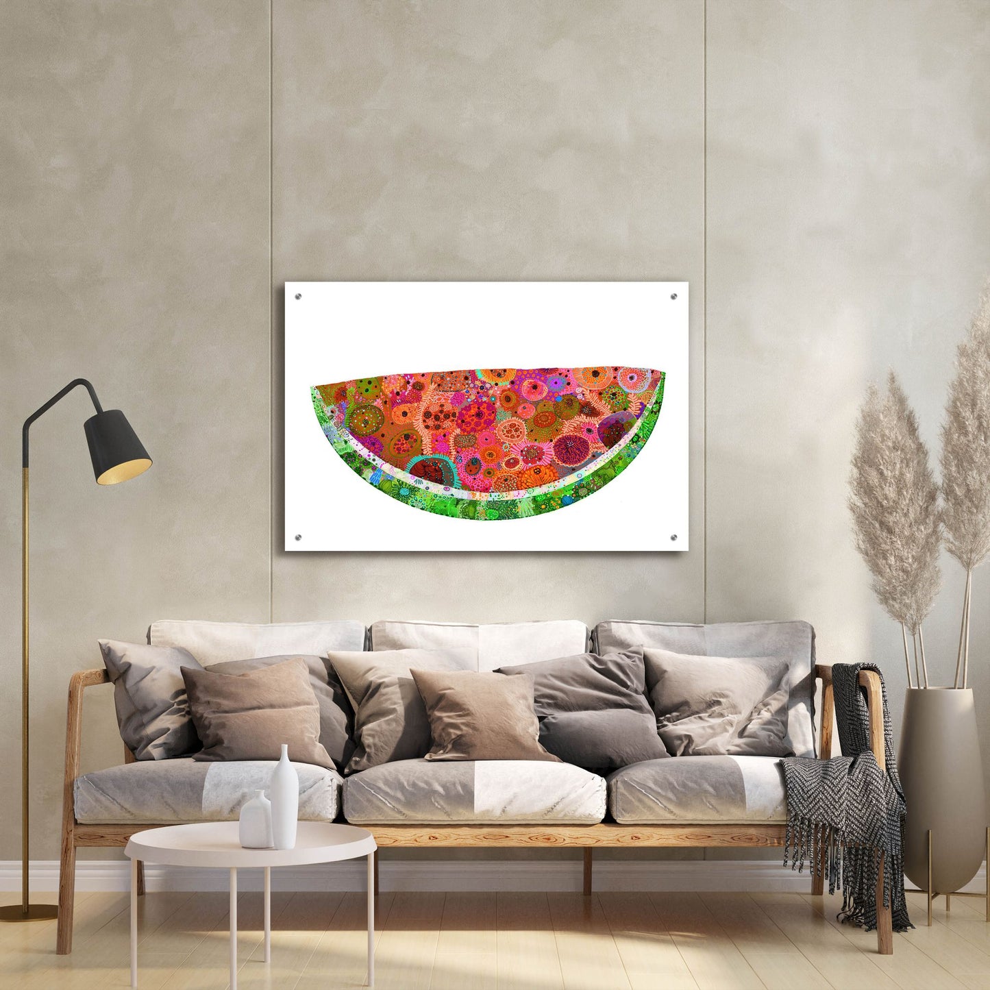 Epic Art 'Watermelon2 by Noemi Ibarz, Acrylic Glass Wall Art,36x24