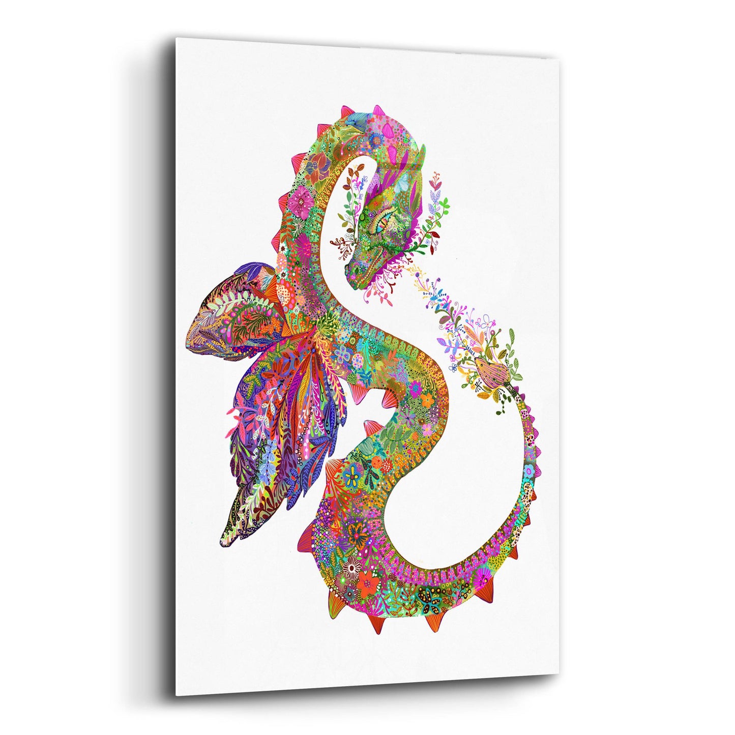 Epic Art 'Dragon2 by Noemi Ibarz, Acrylic Glass Wall Art,12x16