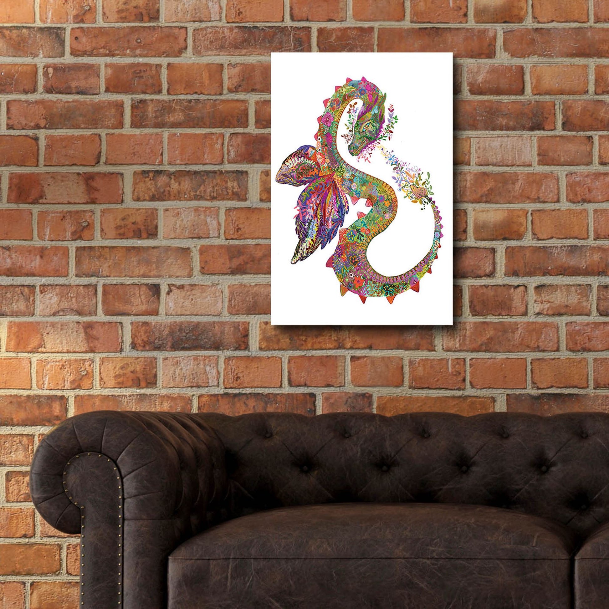 Epic Art 'Dragon2 by Noemi Ibarz, Acrylic Glass Wall Art,16x24