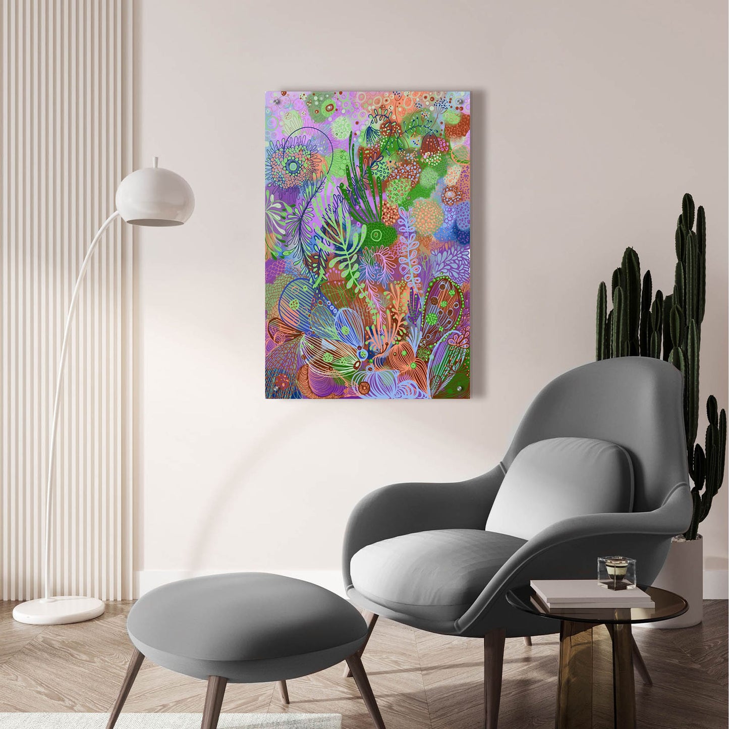 Epic Art 'Ilustracion Sin Titulo2 by Noemi Ibarz, Acrylic Glass Wall Art,24x36