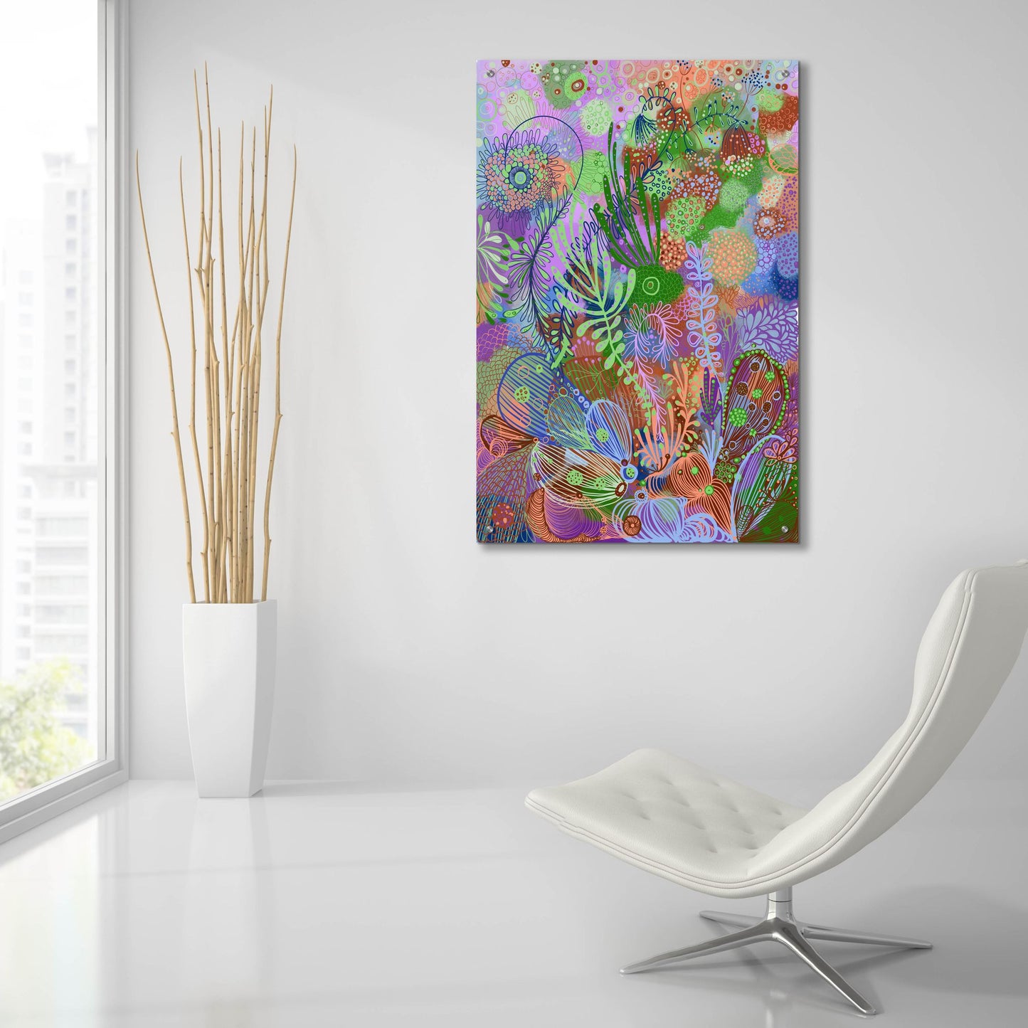 Epic Art 'Ilustracion Sin Titulo2 by Noemi Ibarz, Acrylic Glass Wall Art,24x36