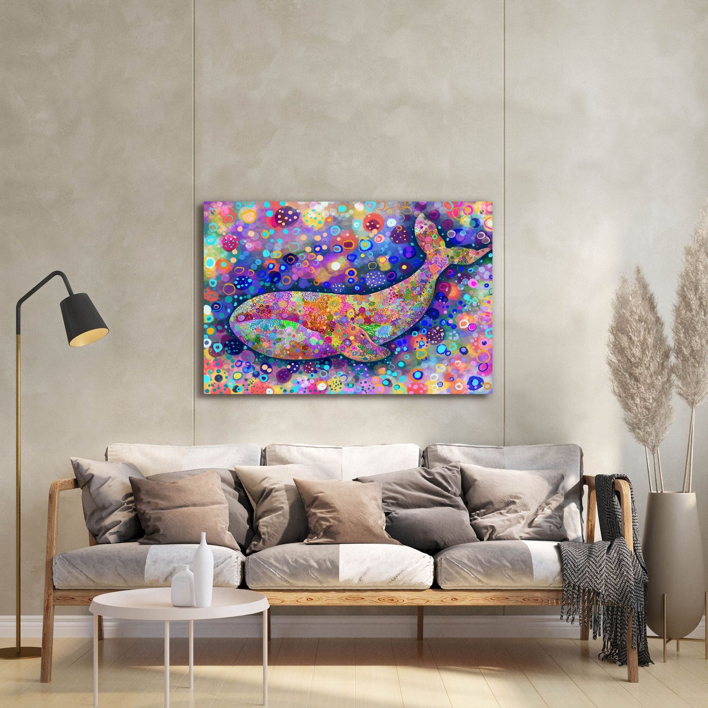 Epic Art 'Fondo Ballena2 by Noemi Ibarz, Acrylic Glass Wall Art,36x24