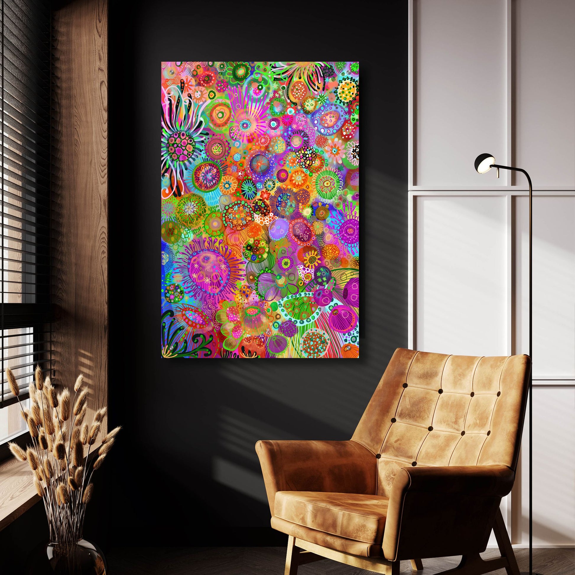 Epic Art 'Colores De Mar2 by Noemi Ibarz, Acrylic Glass Wall Art,24x36