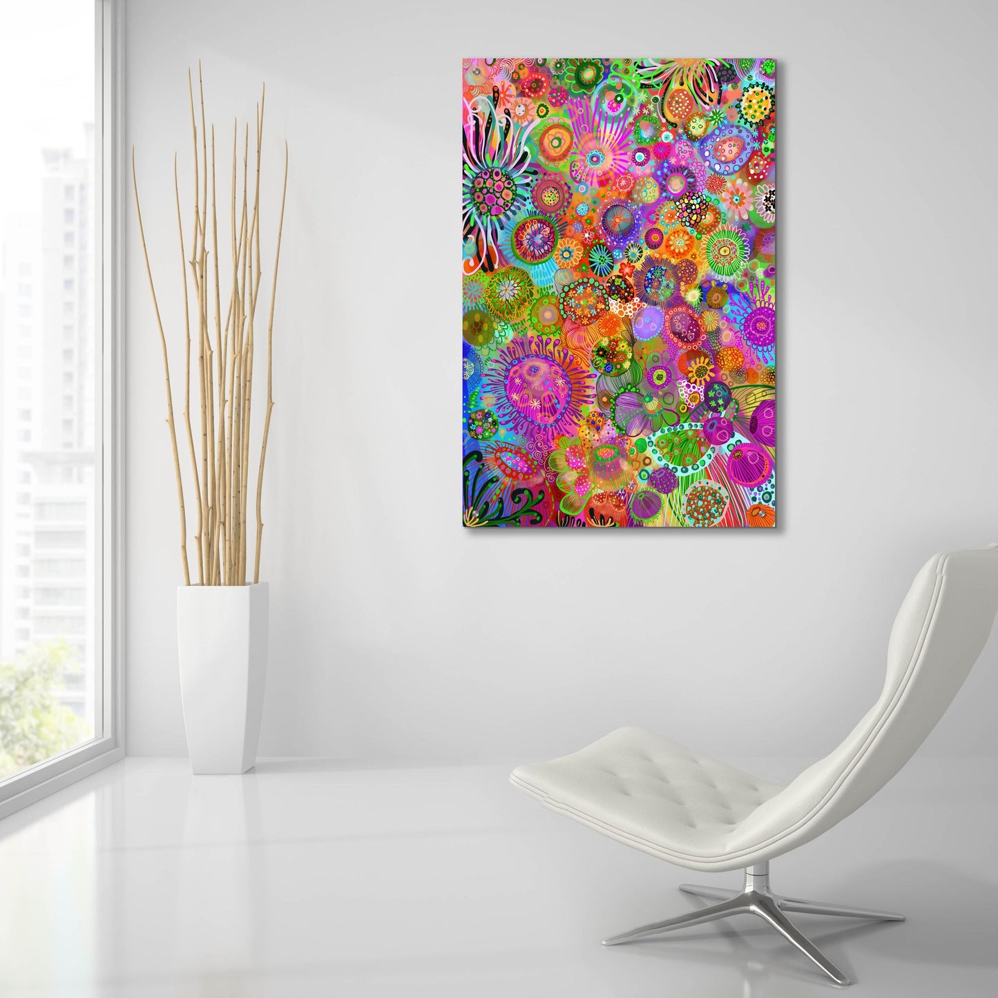 Epic Art 'Colores De Mar2 by Noemi Ibarz, Acrylic Glass Wall Art,24x36