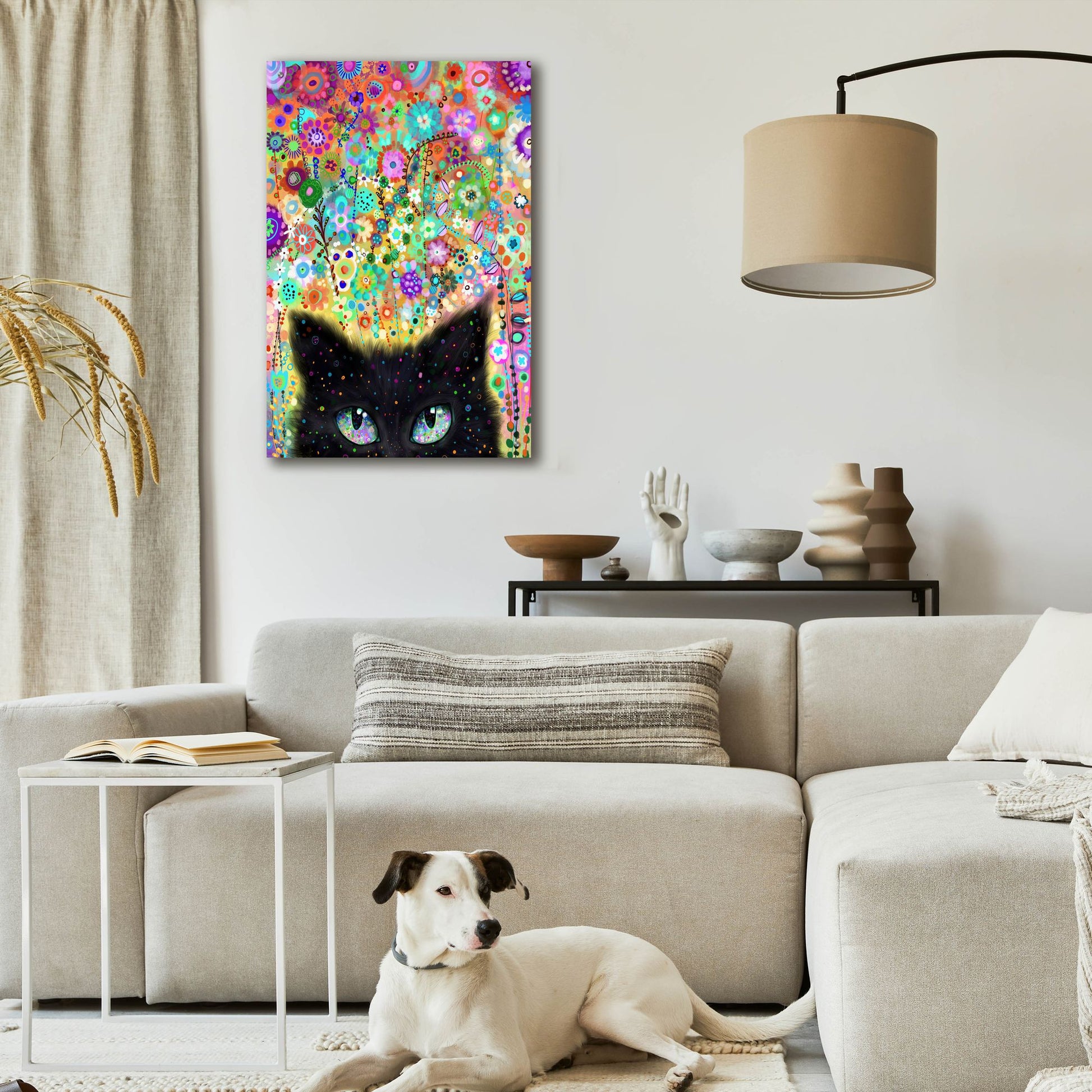 Epic Art 'Ojos Gato2 by Noemi Ibarz, Acrylic Glass Wall Art,24x36