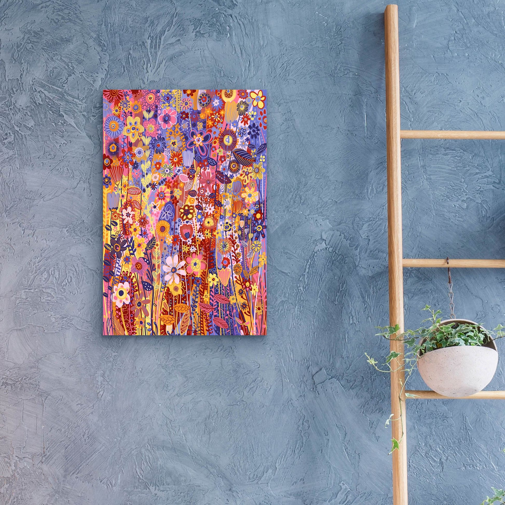 Epic Art 'Flowers In The Sun2 by Noemi Ibarz, Acrylic Glass Wall Art,16x24