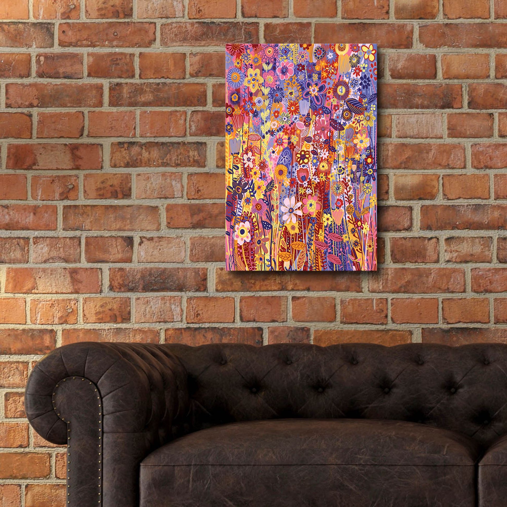 Epic Art 'Flowers In The Sun2 by Noemi Ibarz, Acrylic Glass Wall Art,16x24