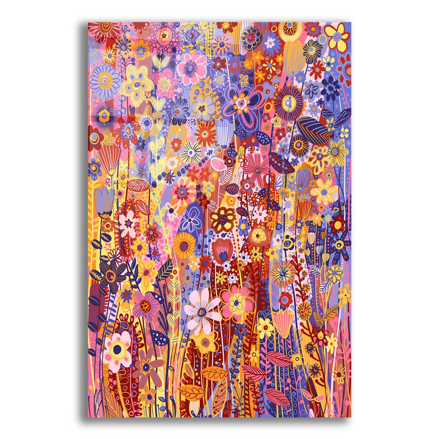 Epic Art 'Flowers In The Sun2 by Noemi Ibarz, Acrylic Glass Wall Art