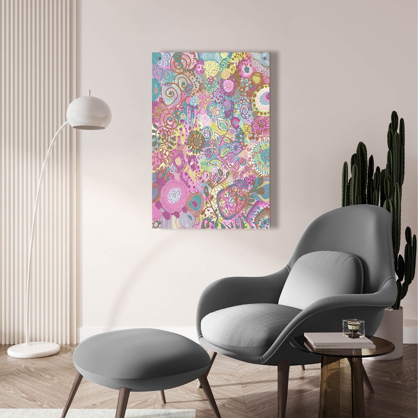 Epic Art 'Sunflowers2v2 by Noemi Ibarz, Acrylic Glass Wall Art,24x36