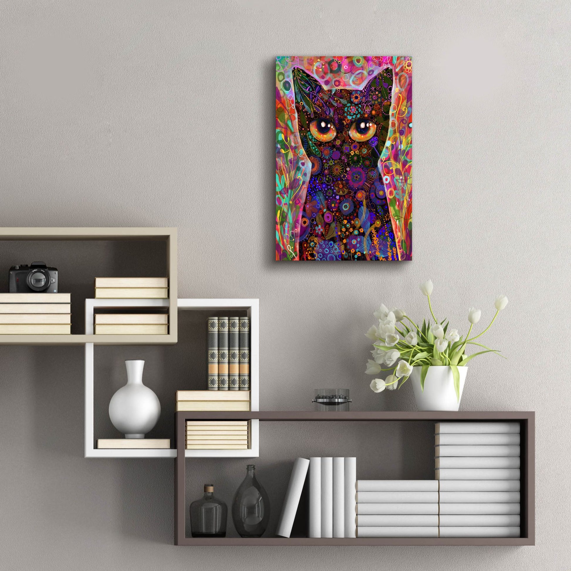 Epic Art 'Eyes Of Love2 by Noemi Ibarz, Acrylic Glass Wall Art,16x24