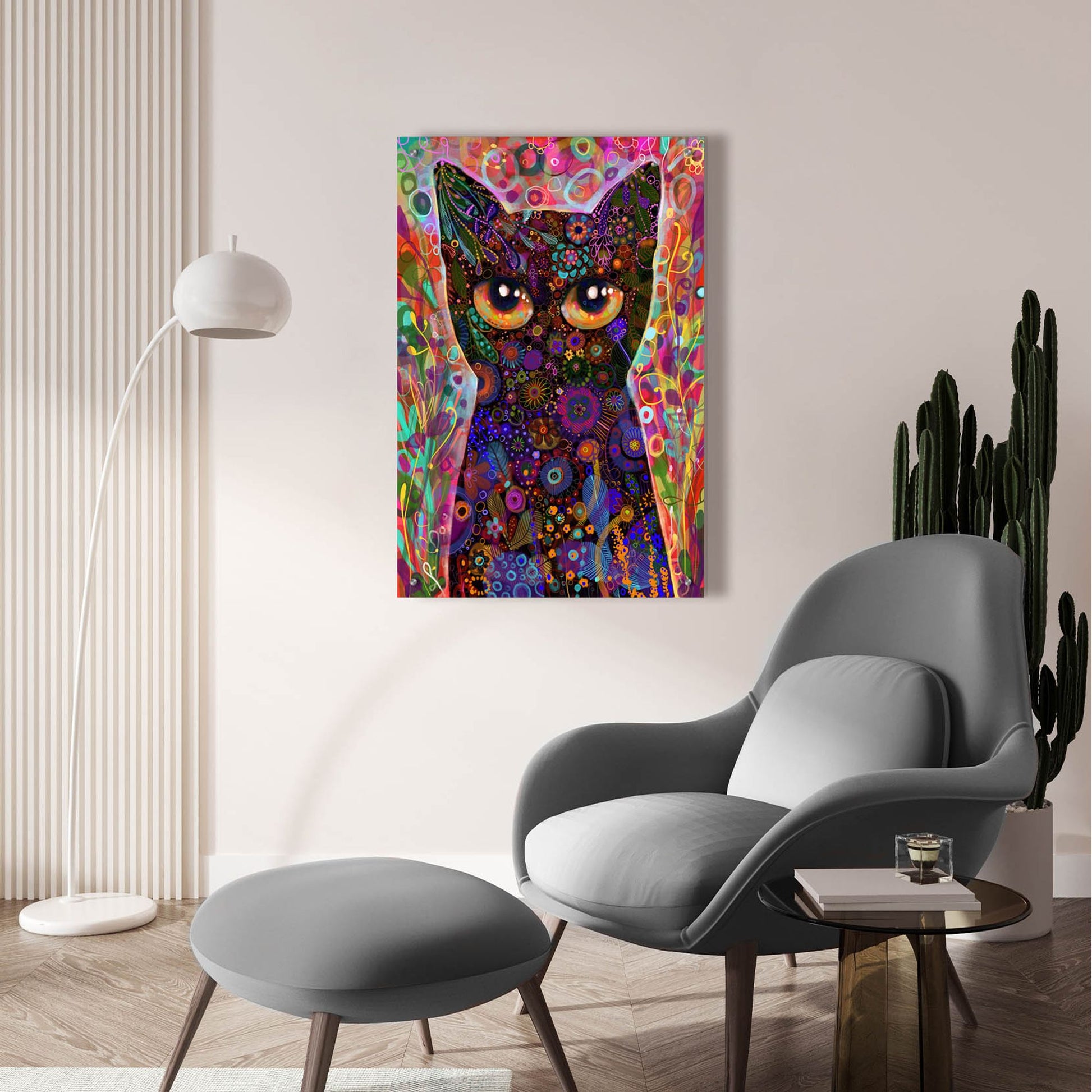 Epic Art 'Eyes Of Love2 by Noemi Ibarz, Acrylic Glass Wall Art,24x36