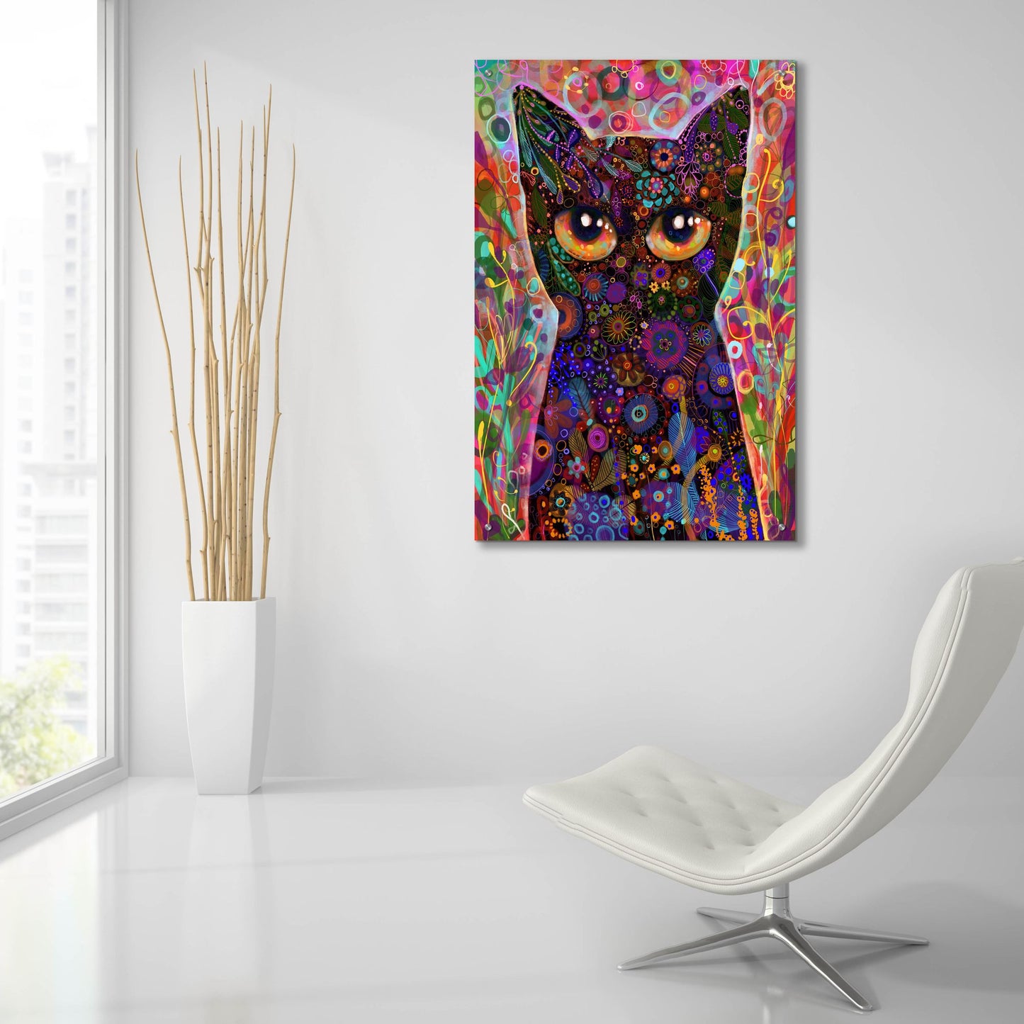 Epic Art 'Eyes Of Love2 by Noemi Ibarz, Acrylic Glass Wall Art,24x36