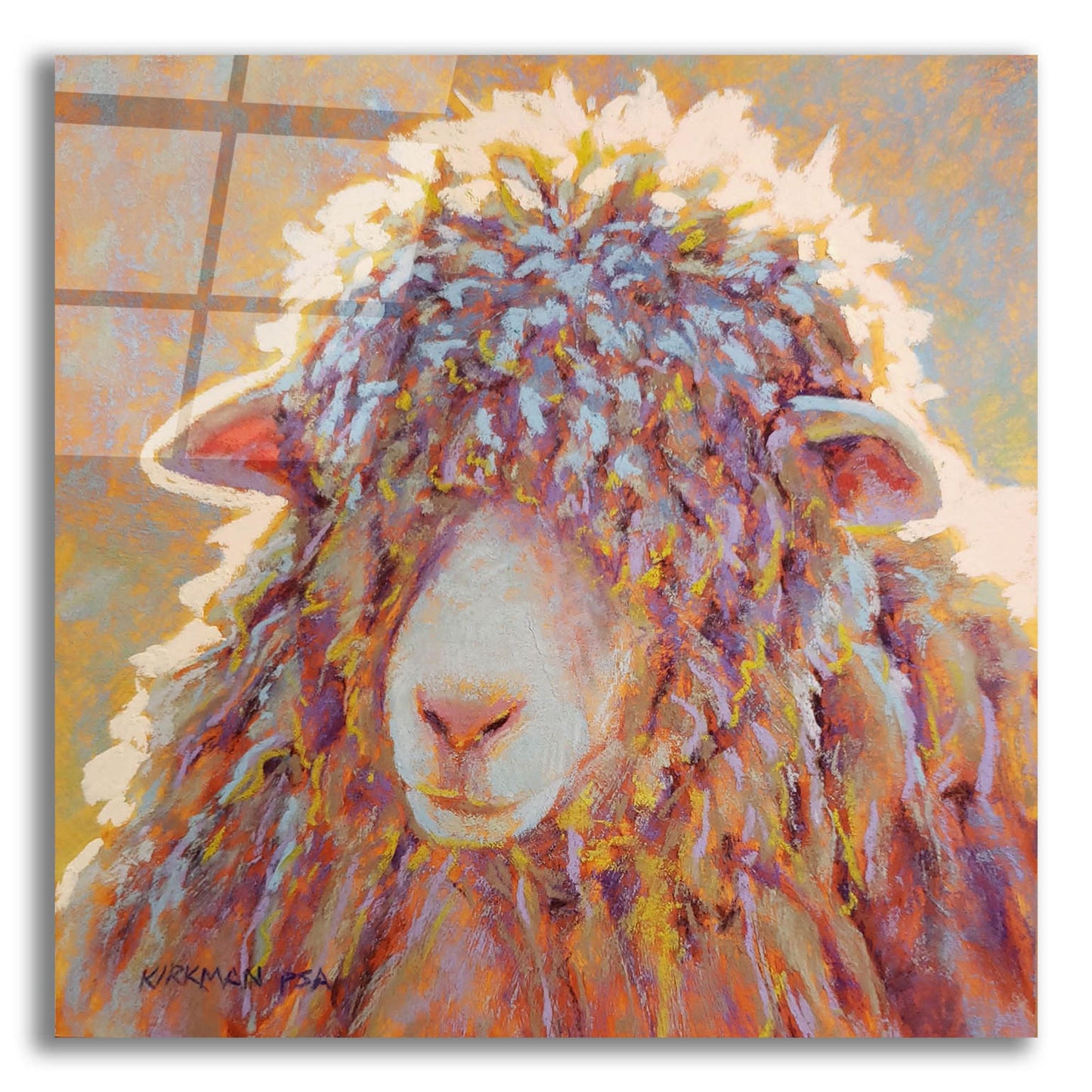 Epic Art 'Shaggy Sheep 2 by Rita Kirkman, Acrylic Glass Wall Art