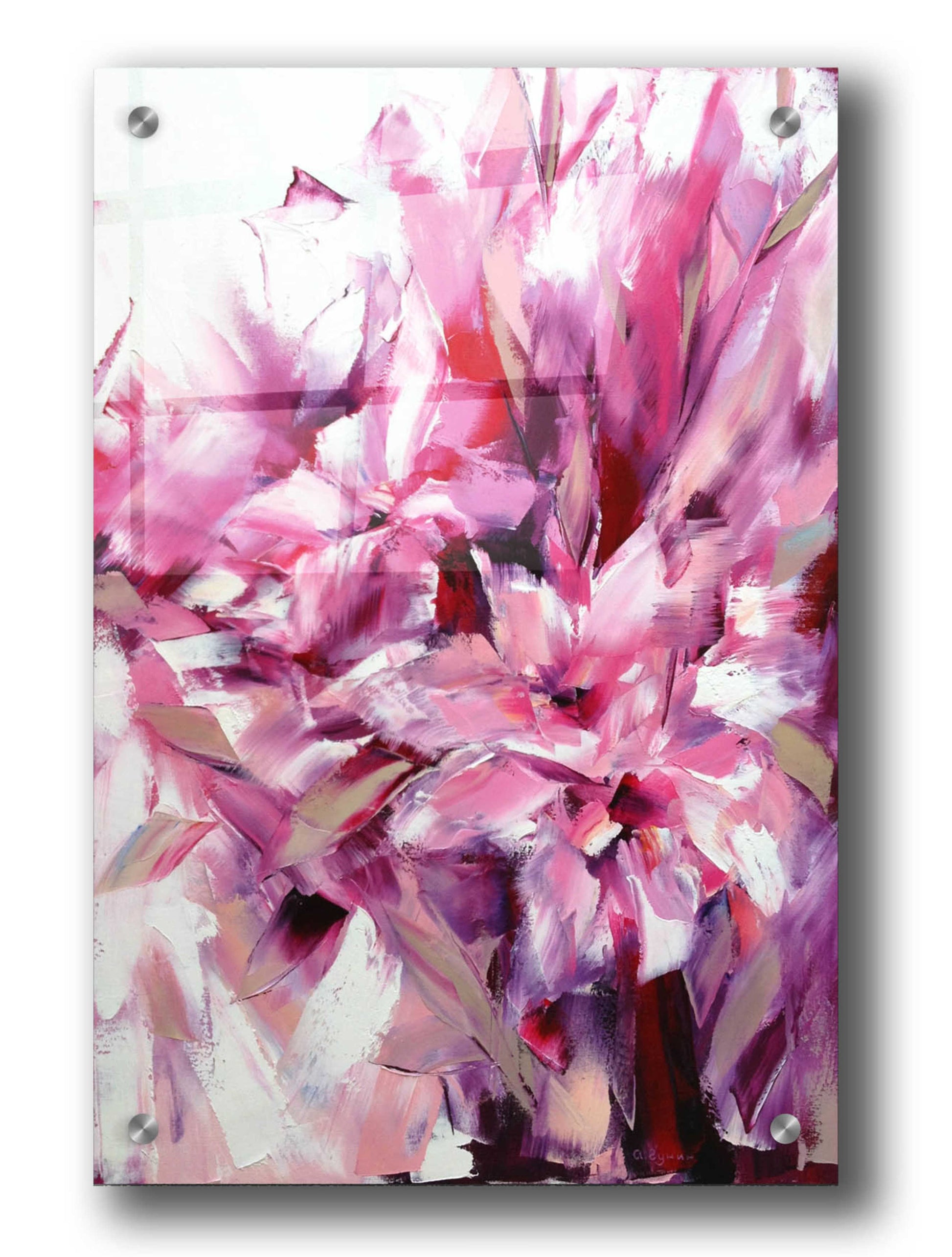 Epic Art 'Lily' by Alexander Gunin, Acrylic Glass Wall Art,24x36