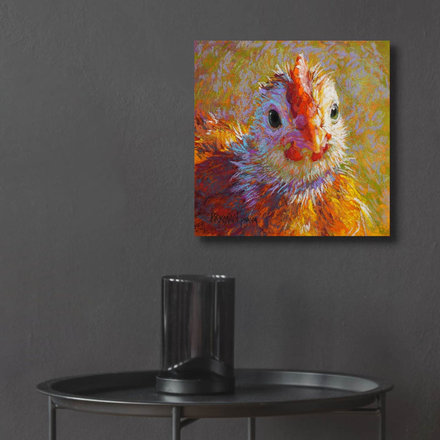 Epic Art 'Chicklet2 by Rita Kirkman, Acrylic Glass Wall Art,12x12