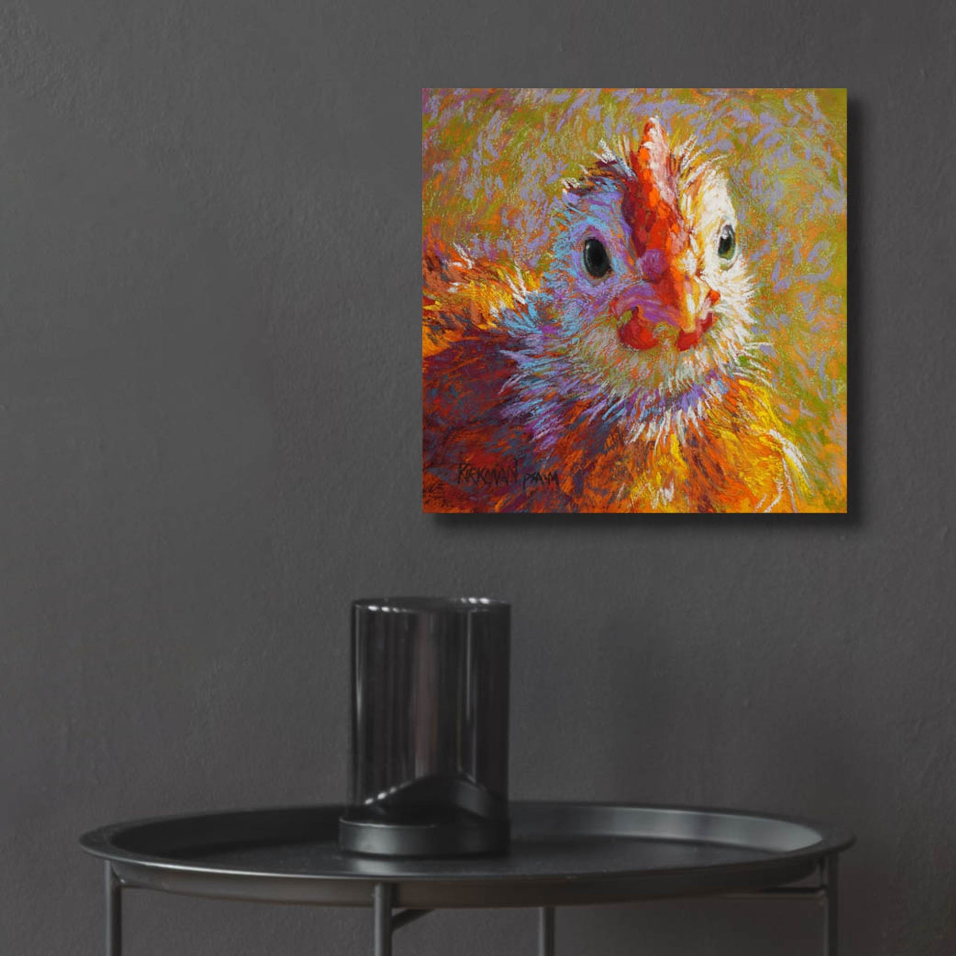 Epic Art 'Chicklet2 by Rita Kirkman, Acrylic Glass Wall Art,12x12