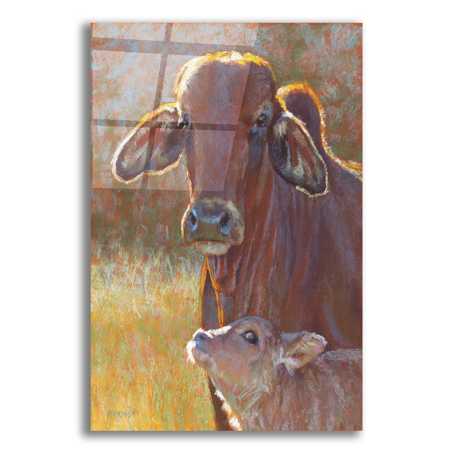 Epic Art 'In Mama'S Shadow2 by Rita Kirkman, Acrylic Glass Wall Art