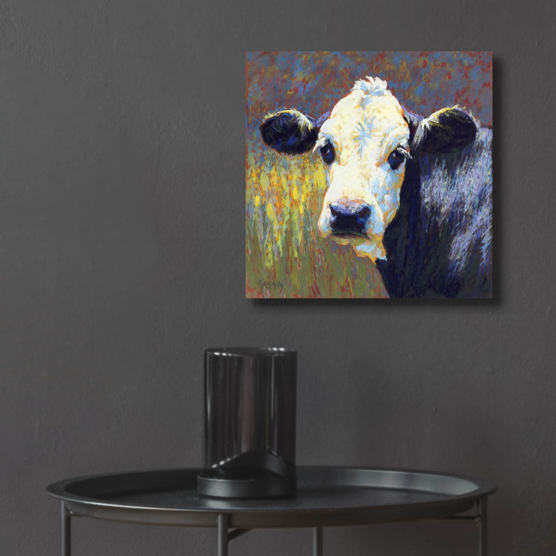 Epic Art 'Moo2 by Rita Kirkman, Acrylic Glass Wall Art,12x12