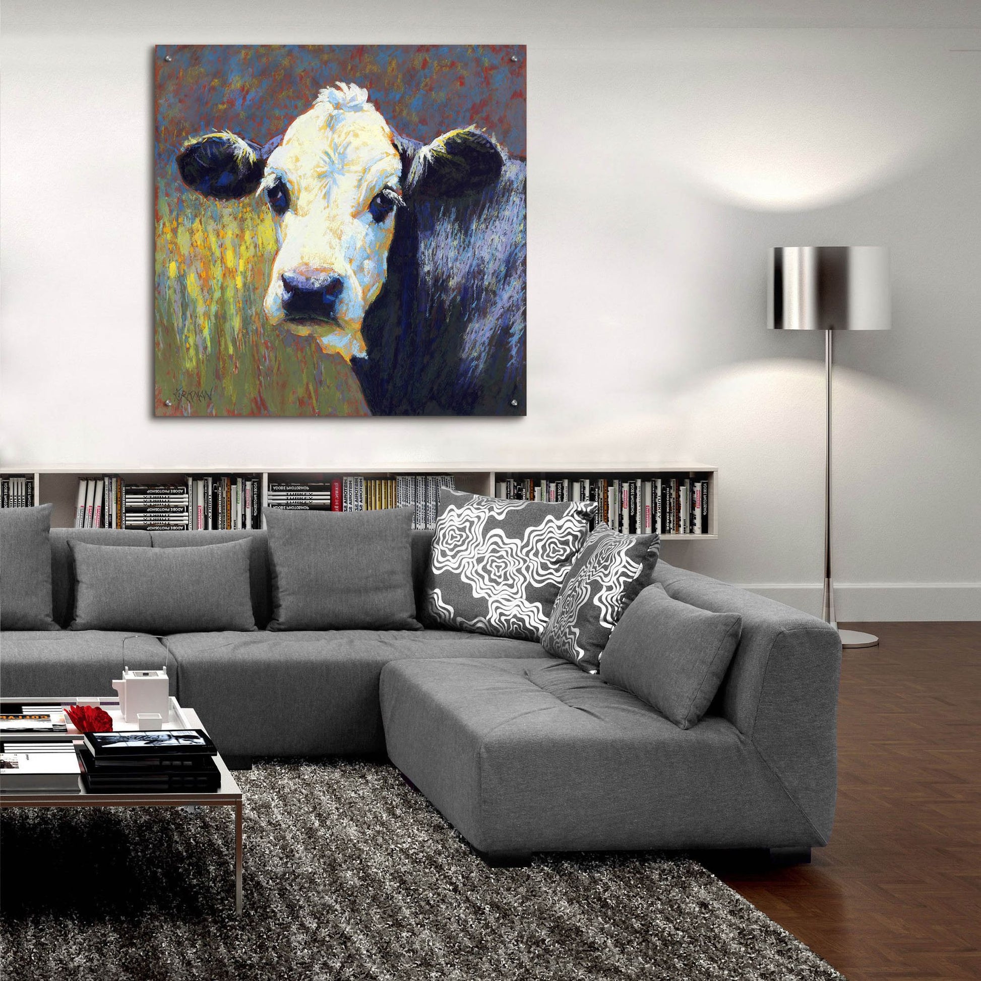 Epic Art 'Moo2 by Rita Kirkman, Acrylic Glass Wall Art,36x36