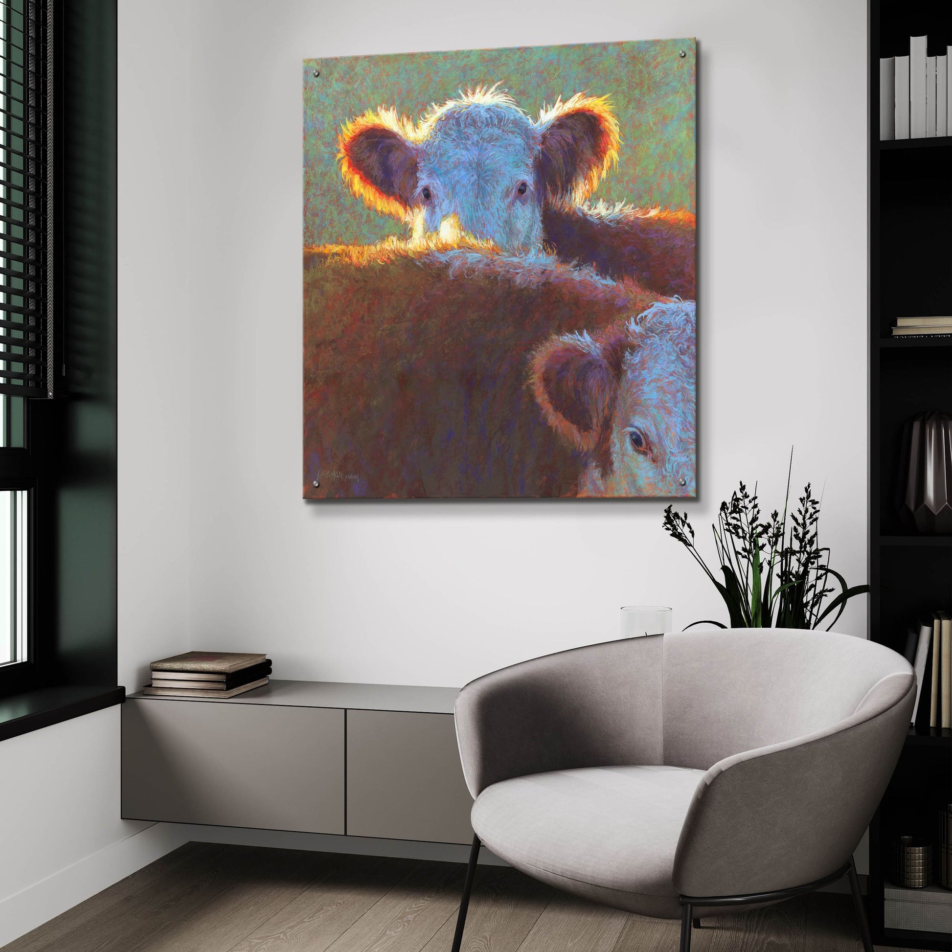 Epic Art 'Paak-A-Moo2 by Rita Kirkman, Acrylic Glass Wall Art,36x36