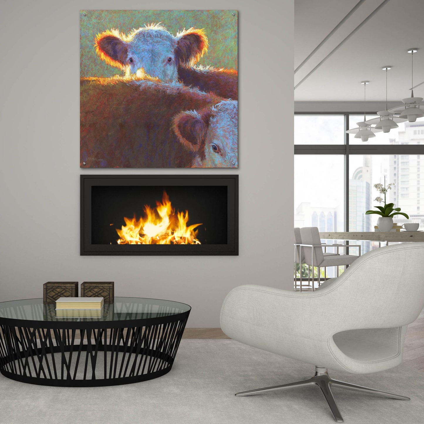 Epic Art 'Paak-A-Moo2 by Rita Kirkman, Acrylic Glass Wall Art,36x36