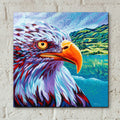 Proud Eagle by Carolee Vitaletti - 12x12 acrylic wall art in a room
