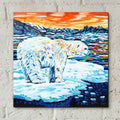 Arctic Plunge by Carolee Vitaletti - 12x12 acrylic wall art in a room
