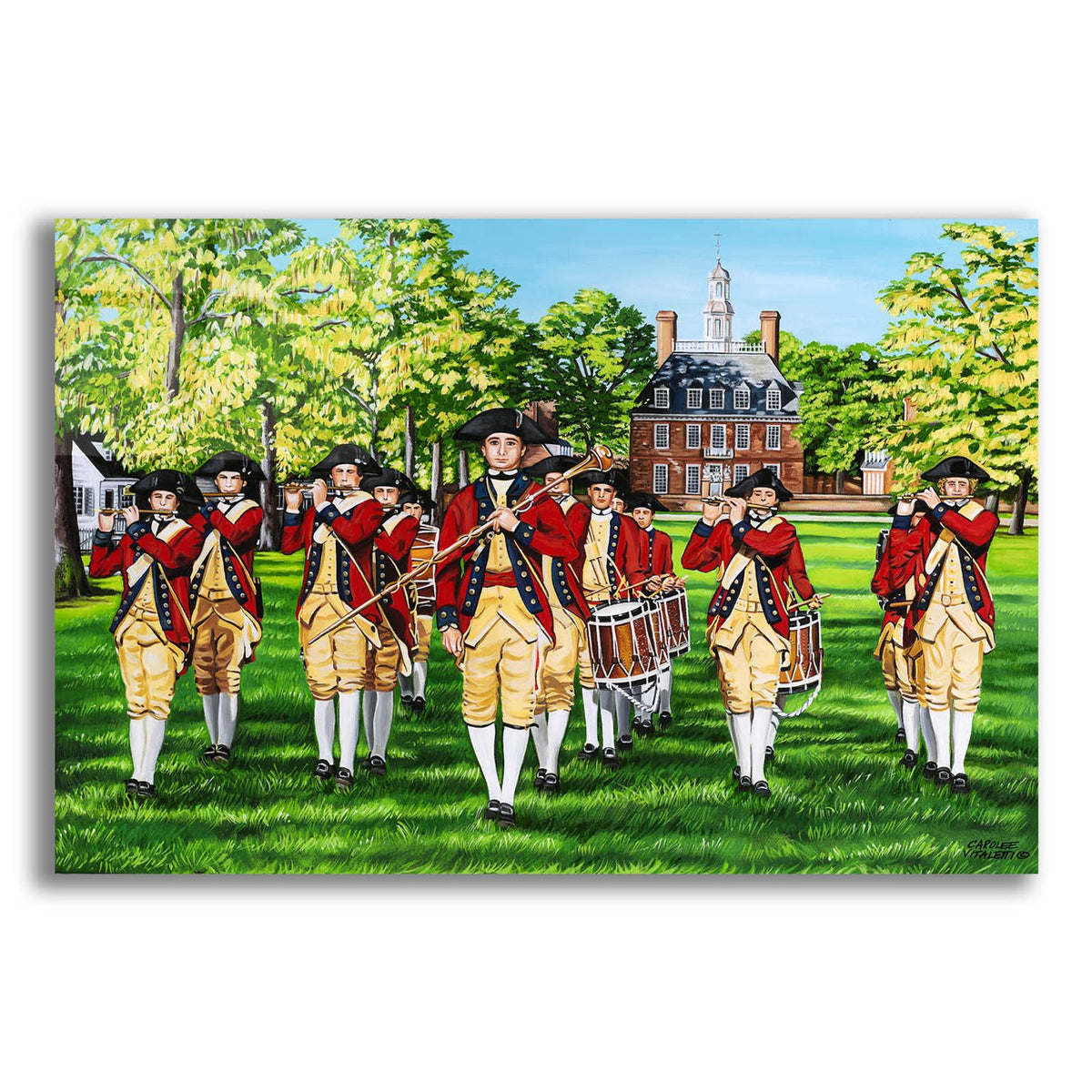 Fife & Drum by Carolee Vitaletti acrylic glass wall art