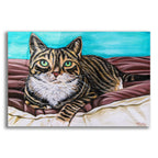 Kaleidoscope Comfy Cat by Carolee Vitaletti acrylic glass wall art